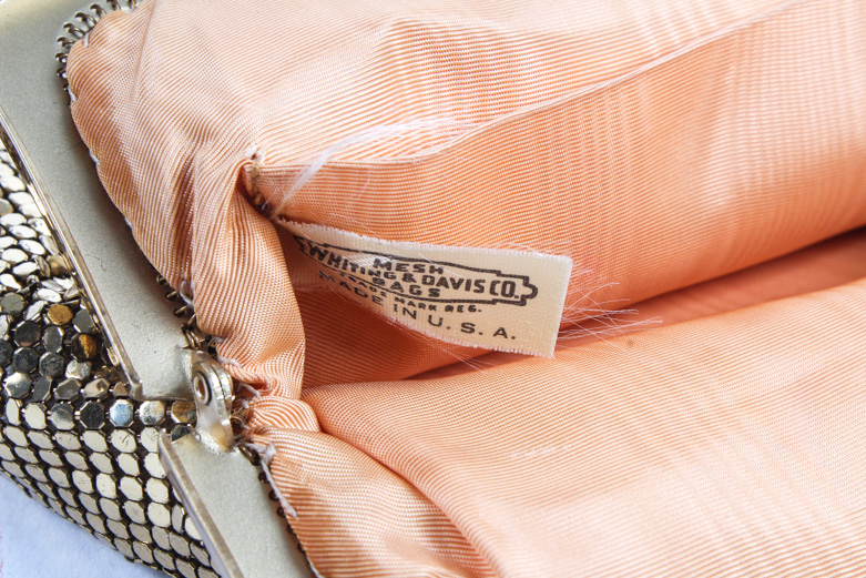 Vintage Whiting & Davis Gold Tone Mesh Purse