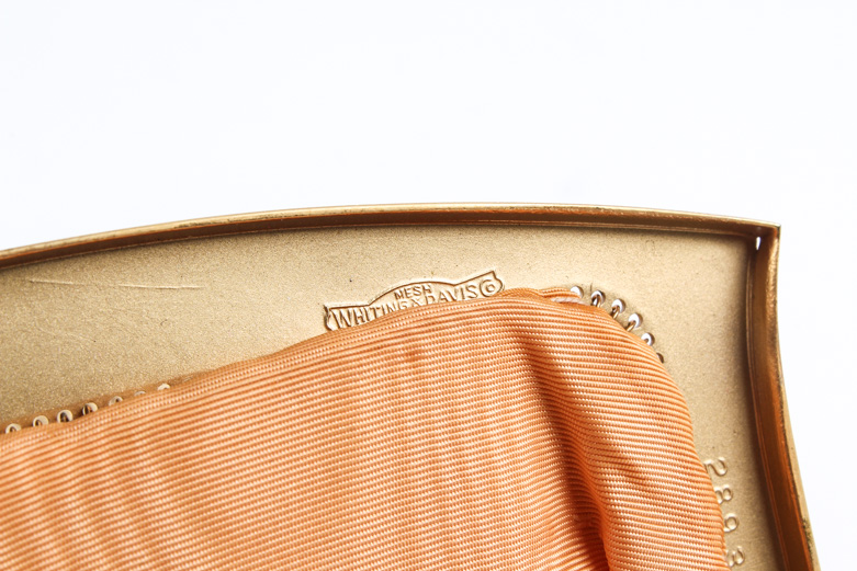 Vintage Whiting & Davis Gold Tone Mesh Purse