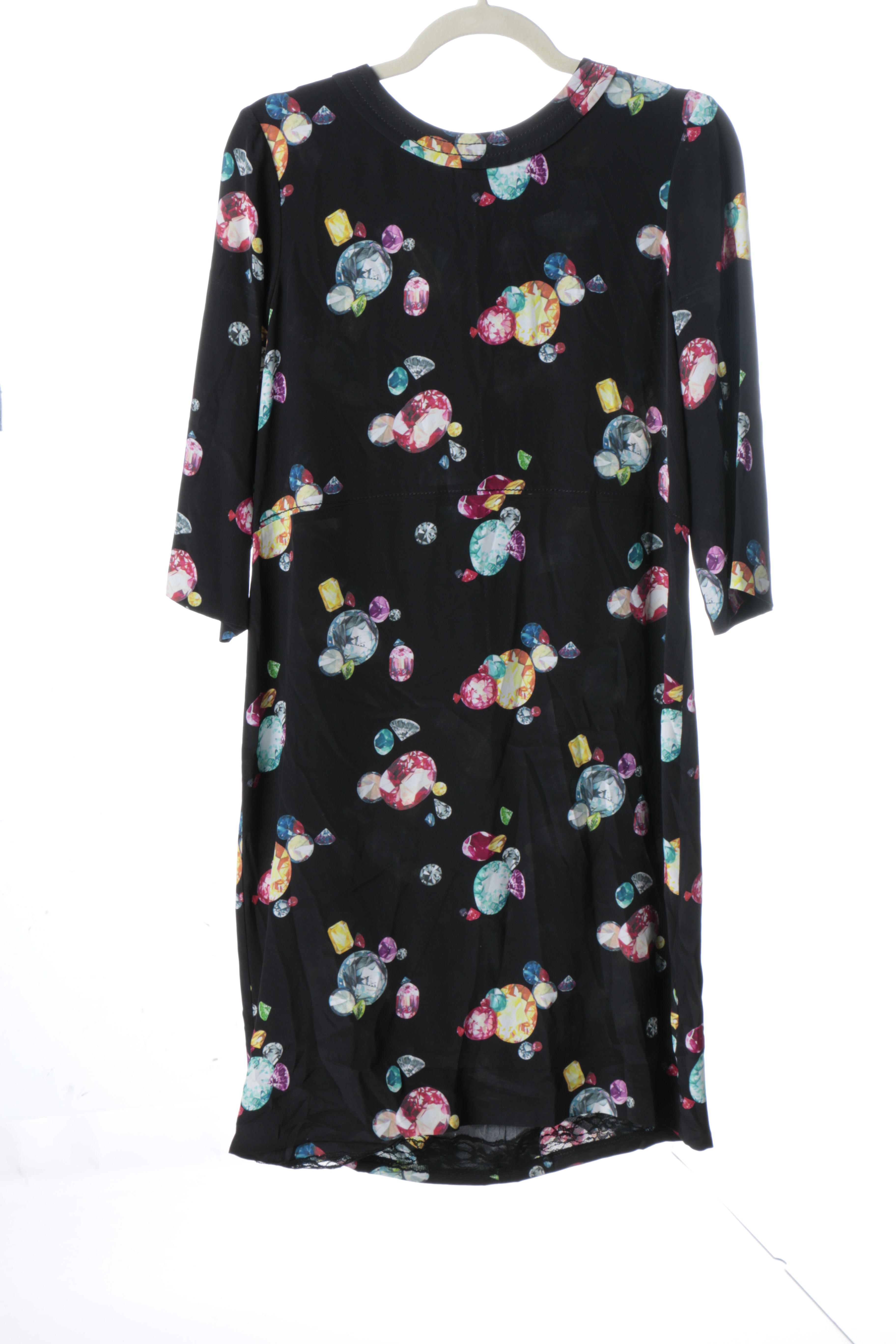 Kate Spade Silk Dress and Prada Sweater