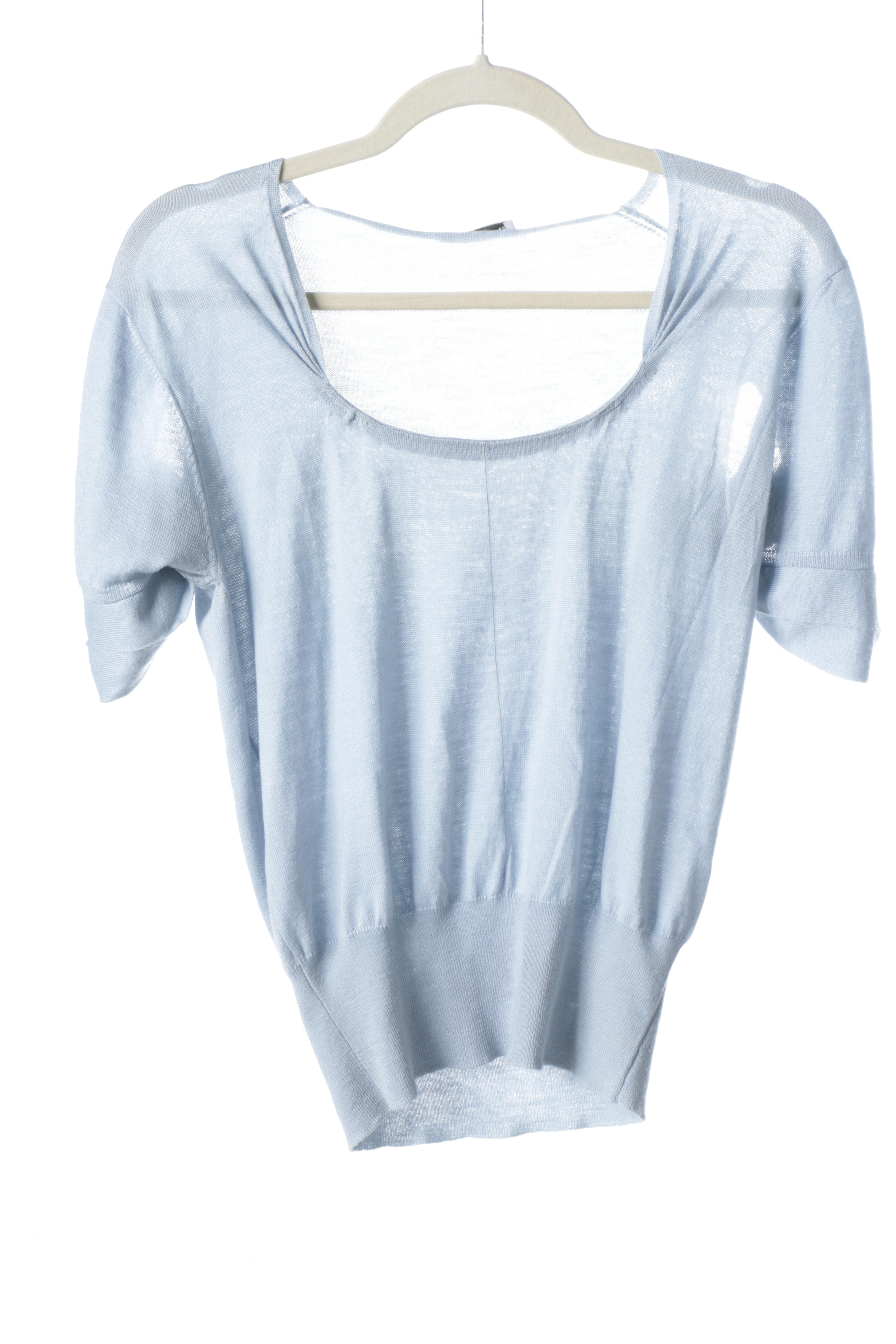 Kate Spade Silk Dress and Prada Sweater