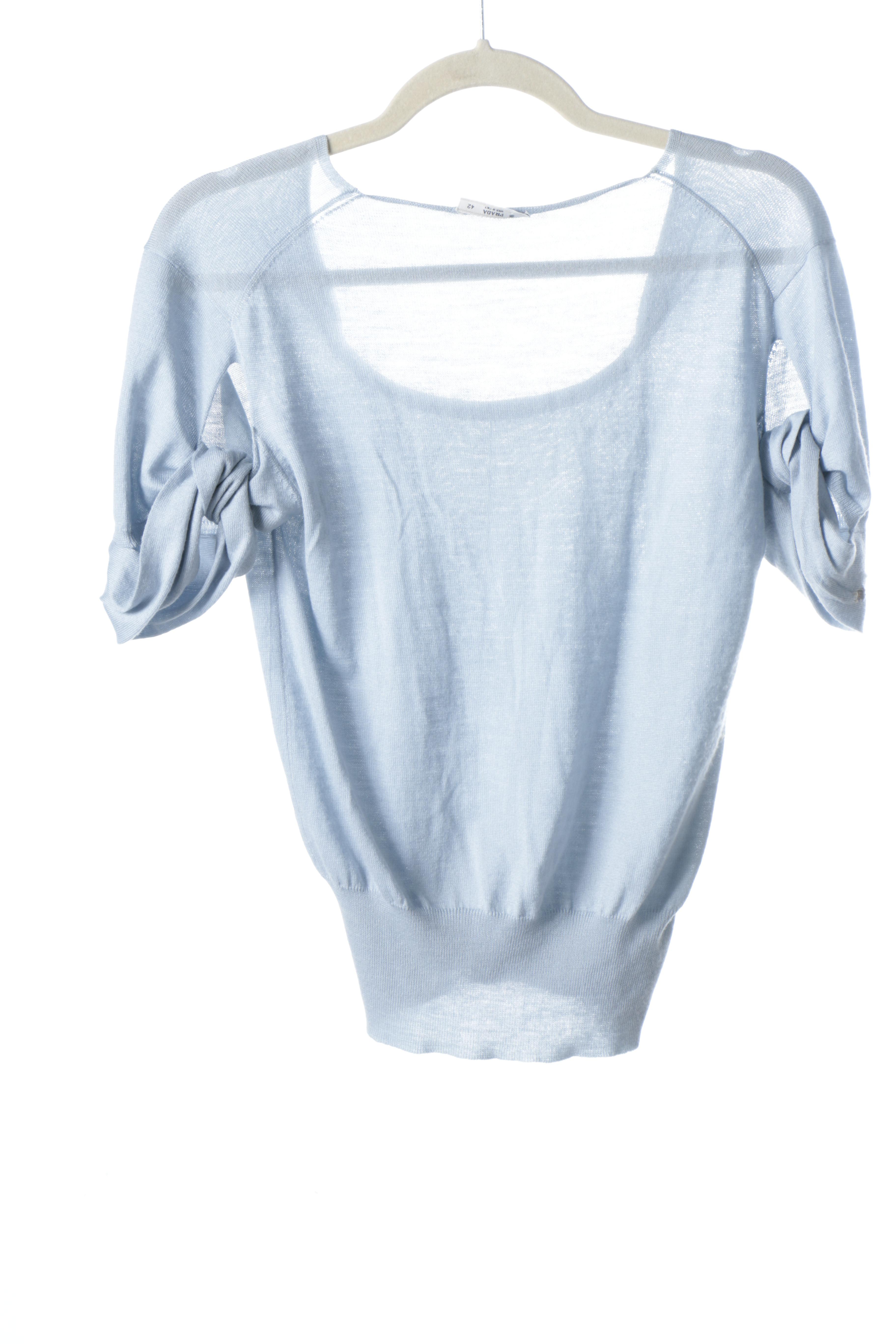 Kate Spade Silk Dress and Prada Sweater