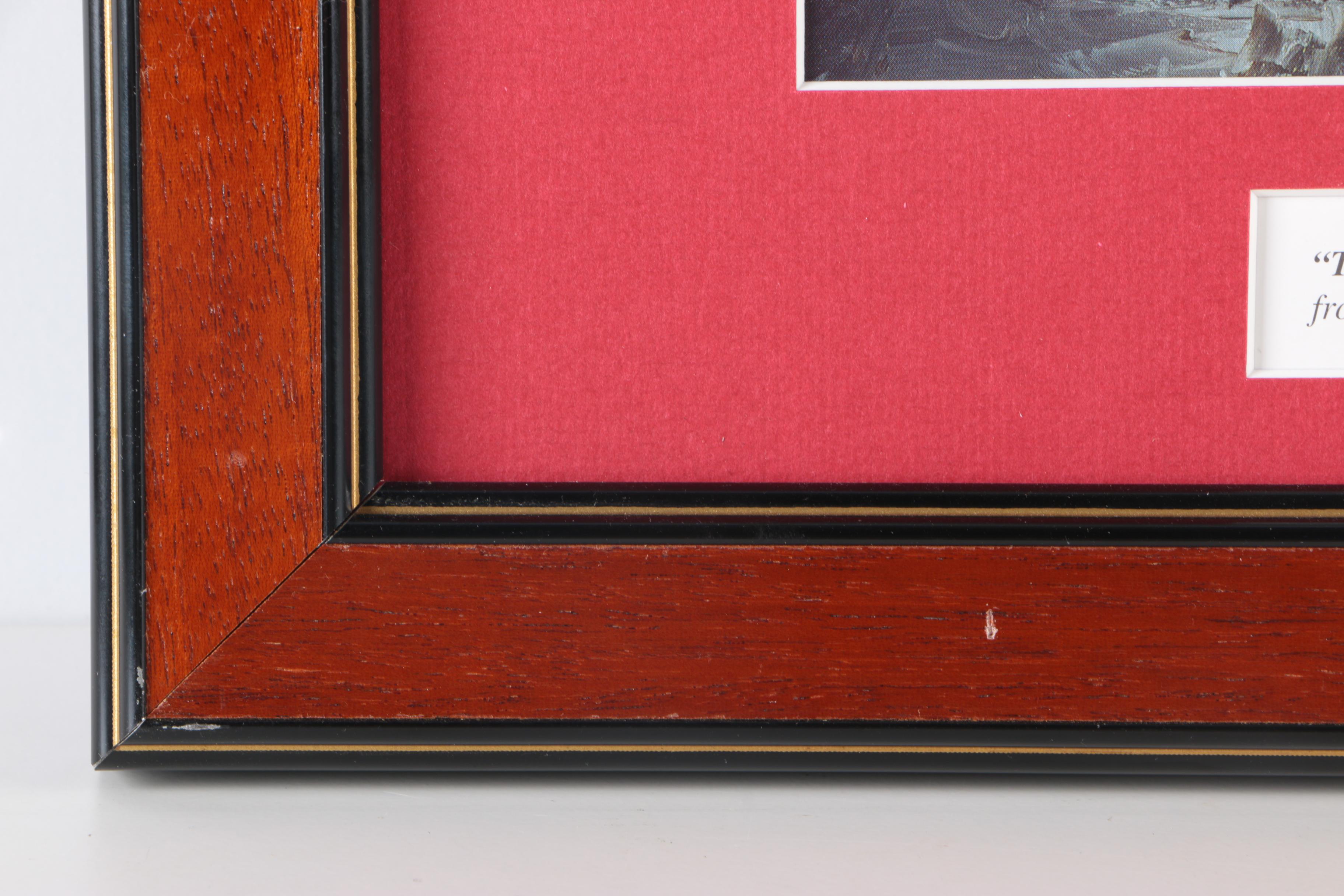 After Harley Crossley Offset Lithographs "Queen Mary", "Titanic Departure", and "Queen Elizabeth 2 Refitting at Blohm & Voss, Hamburg"