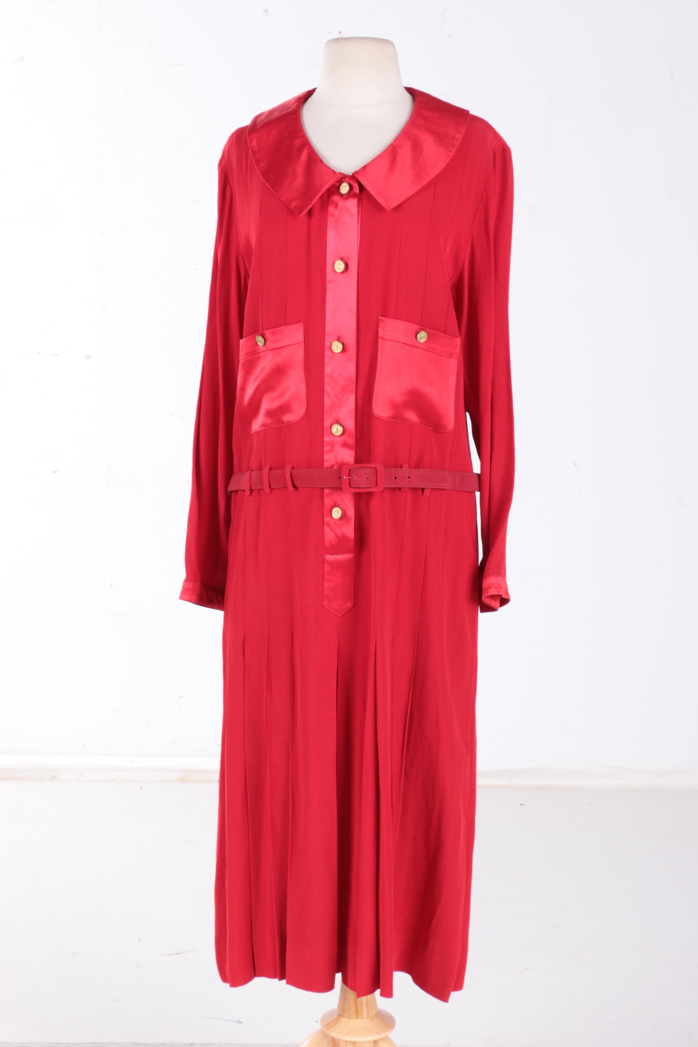 Albert Nipon Red Dress