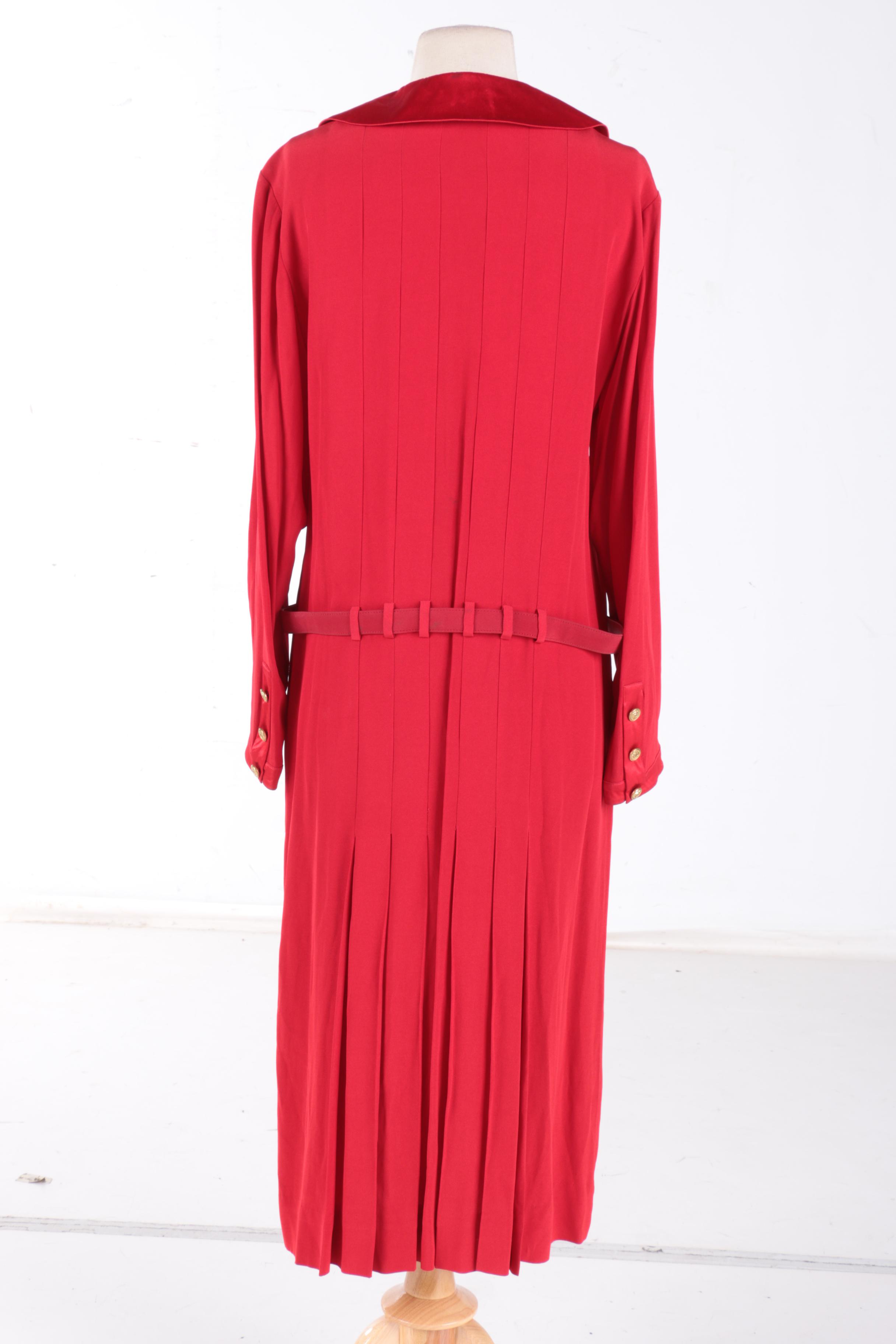 Albert Nipon Red Dress