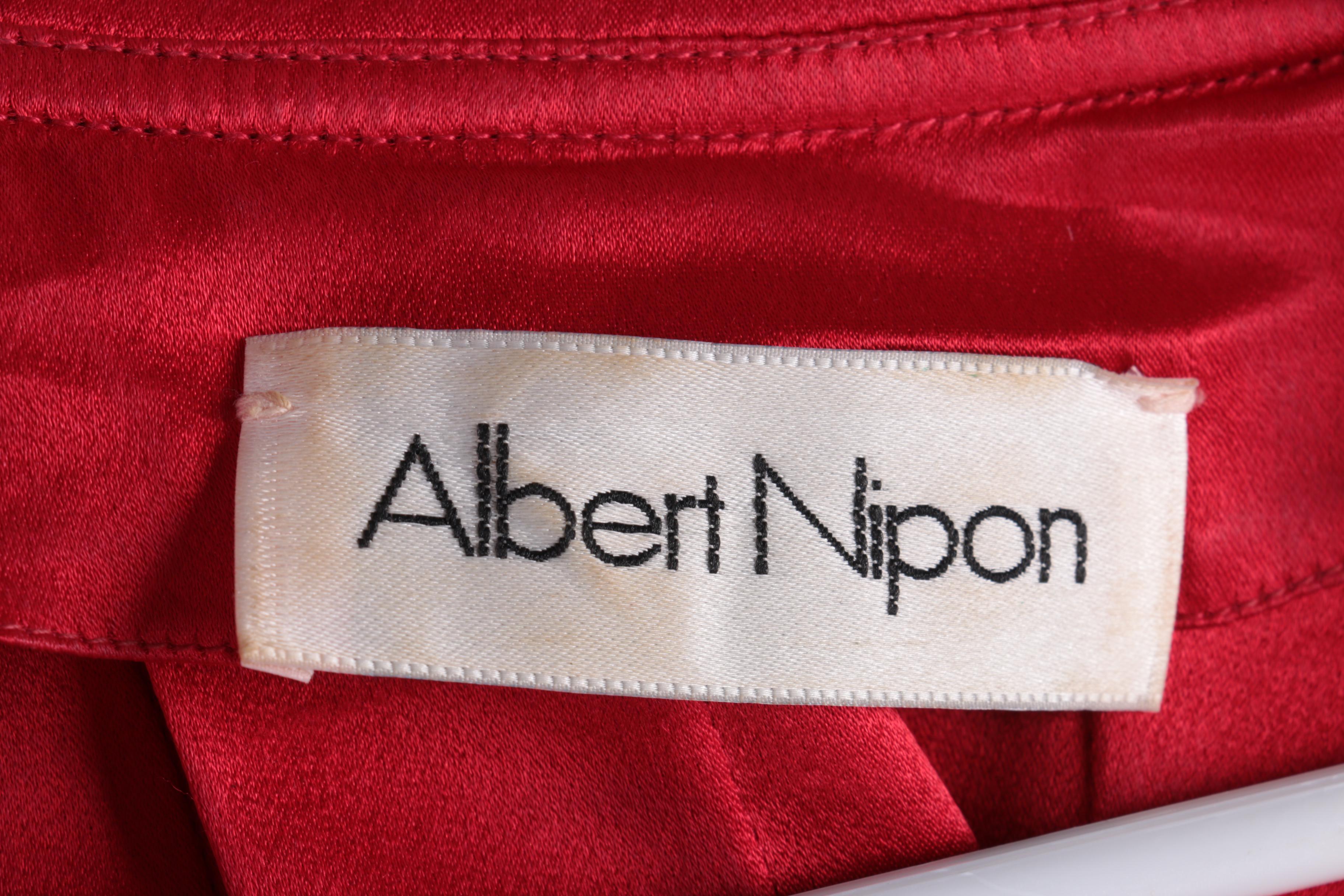 Albert Nipon Red Dress