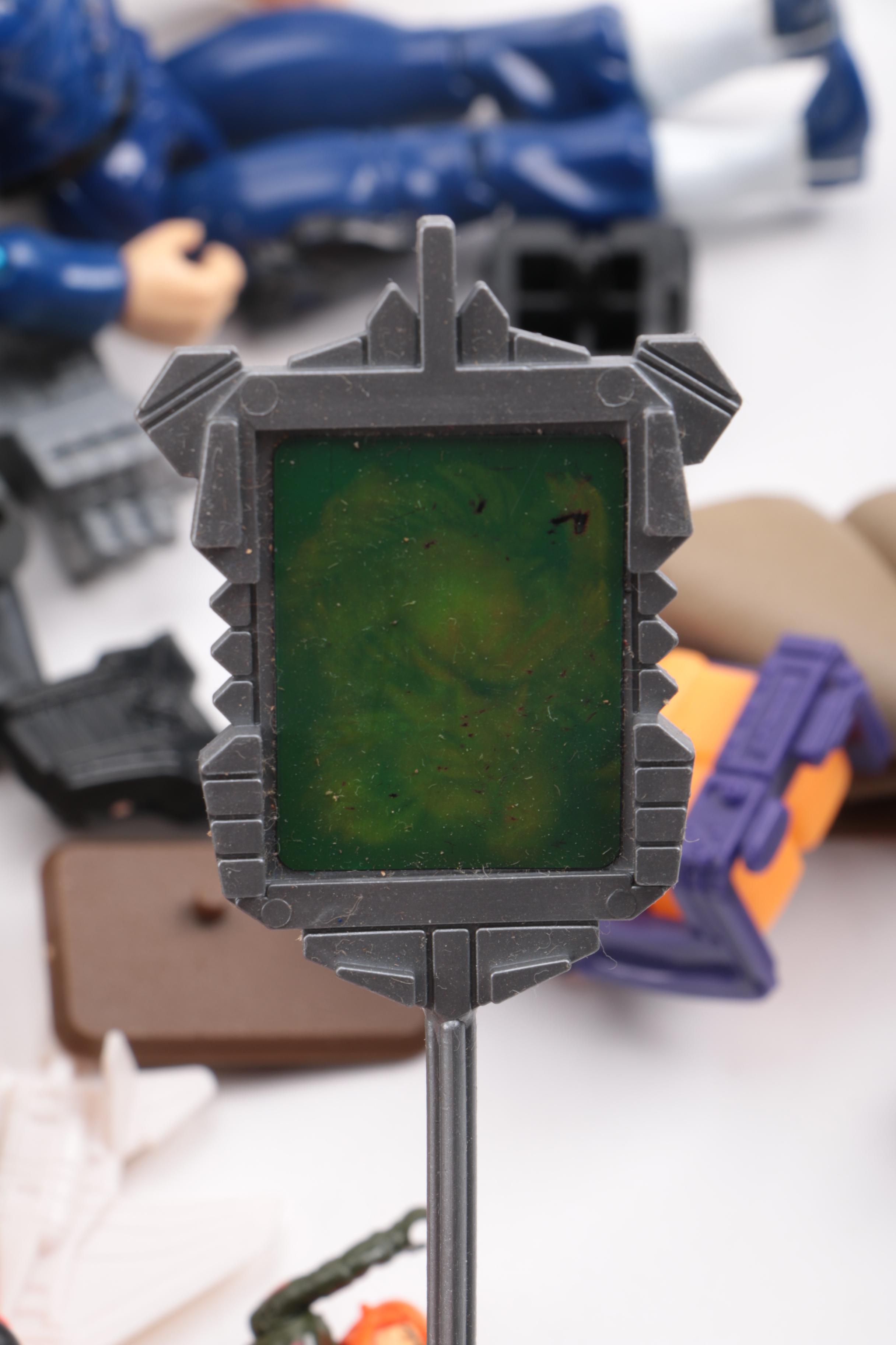 Collection of Starcom Action Figures and Accessories