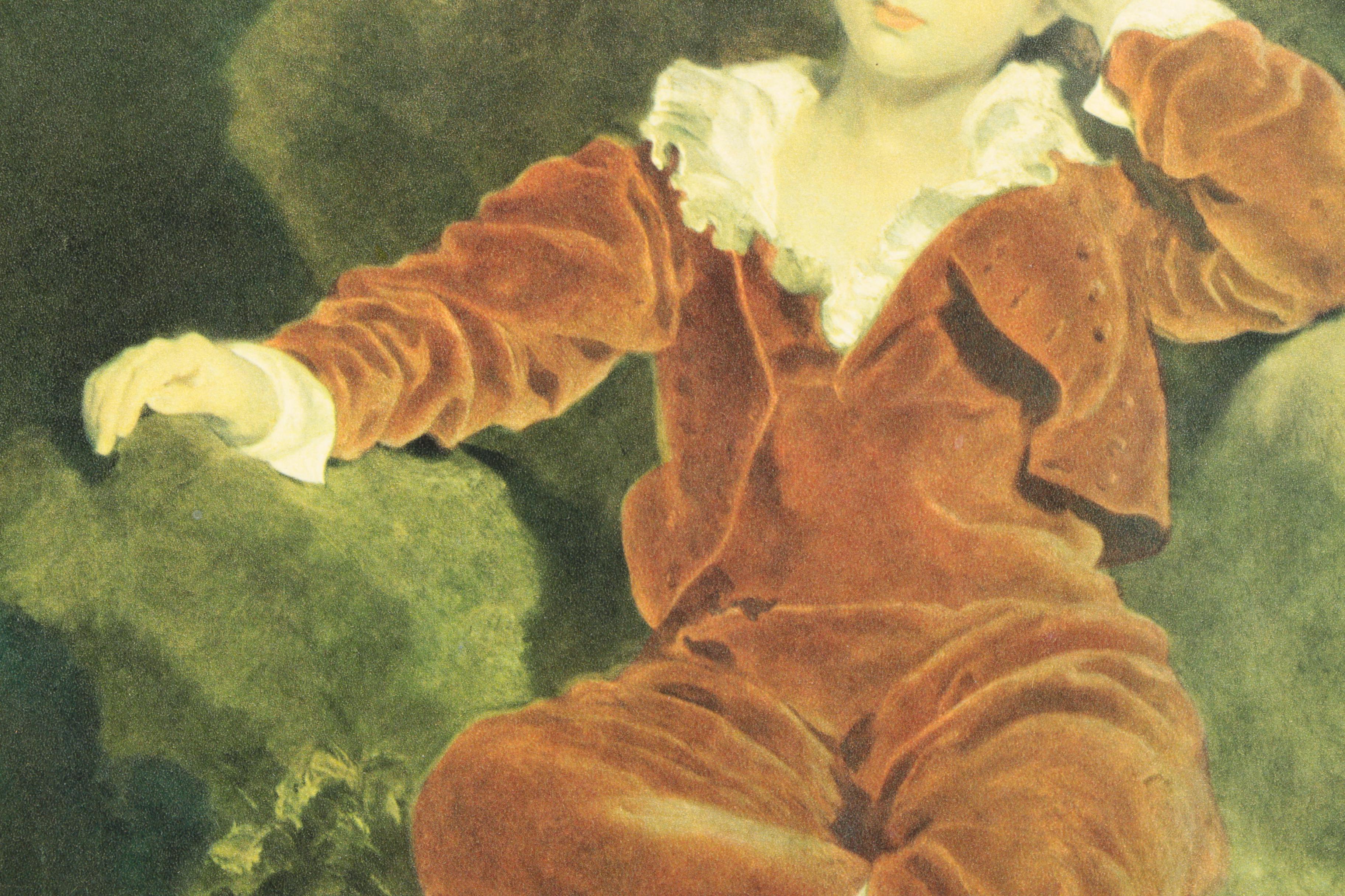After Sir Thomas Lawrence Chromolithograph on Paper "Master Lambton"