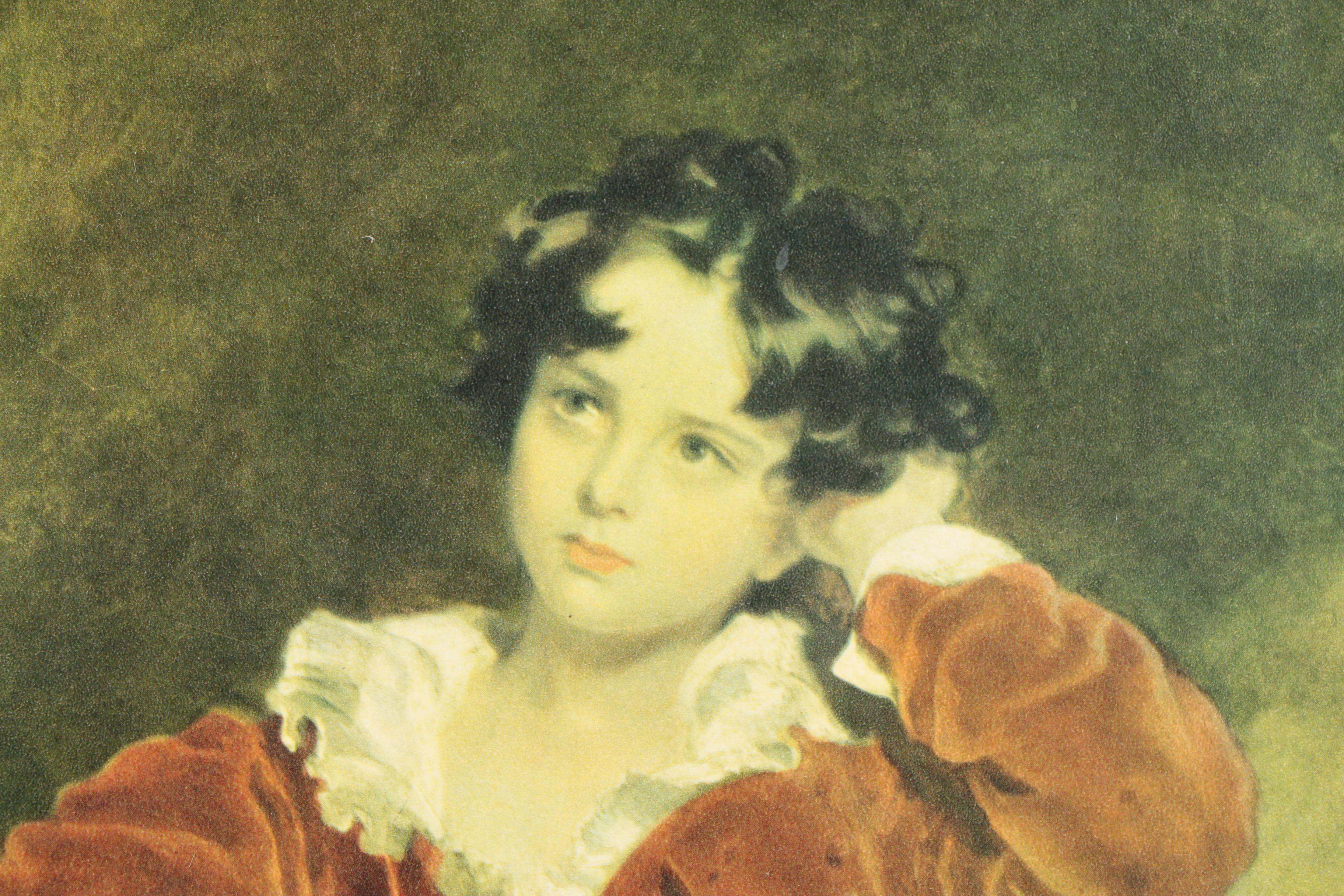 After Sir Thomas Lawrence Chromolithograph on Paper "Master Lambton"
