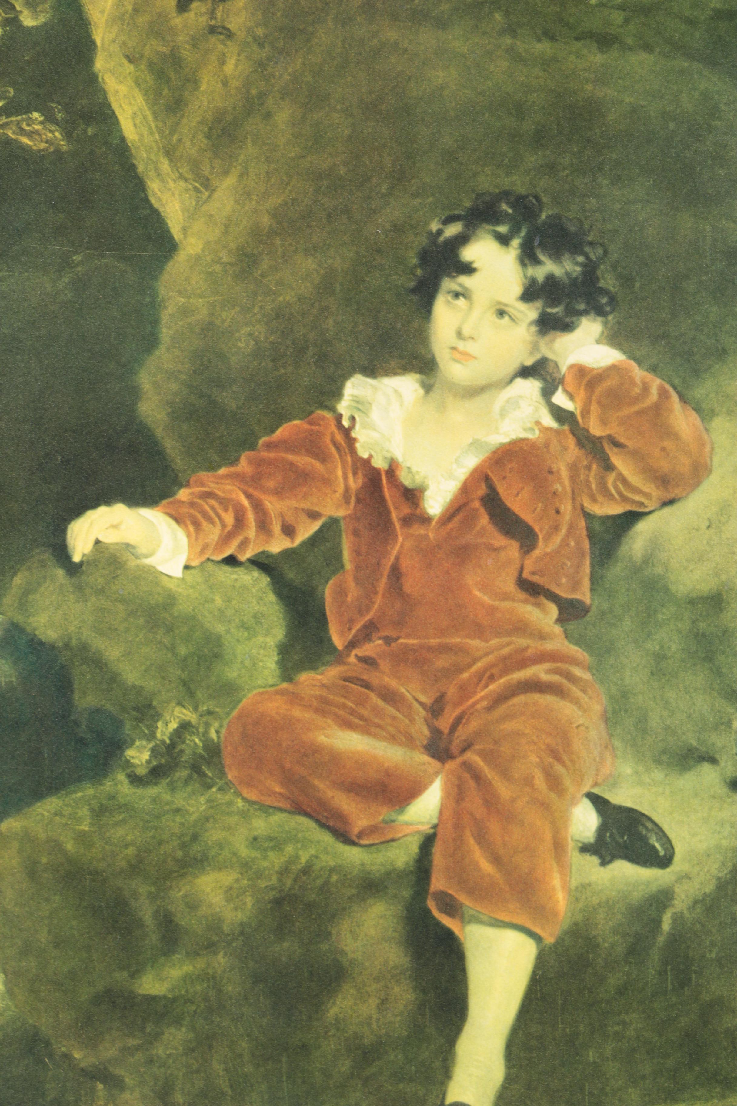 After Sir Thomas Lawrence Chromolithograph on Paper "Master Lambton"