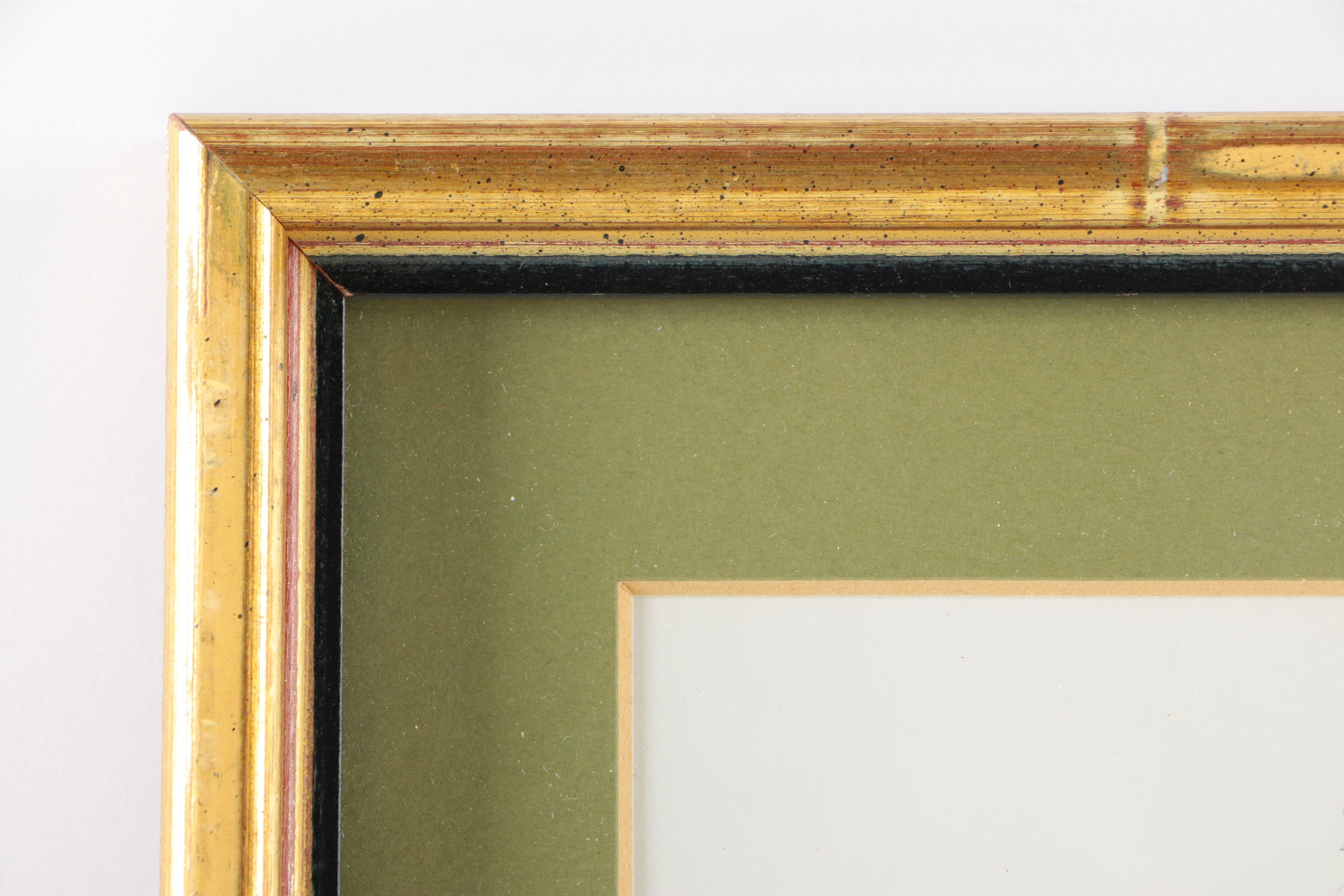 Pair of Framed Chinese Inspired Offset Lithographs