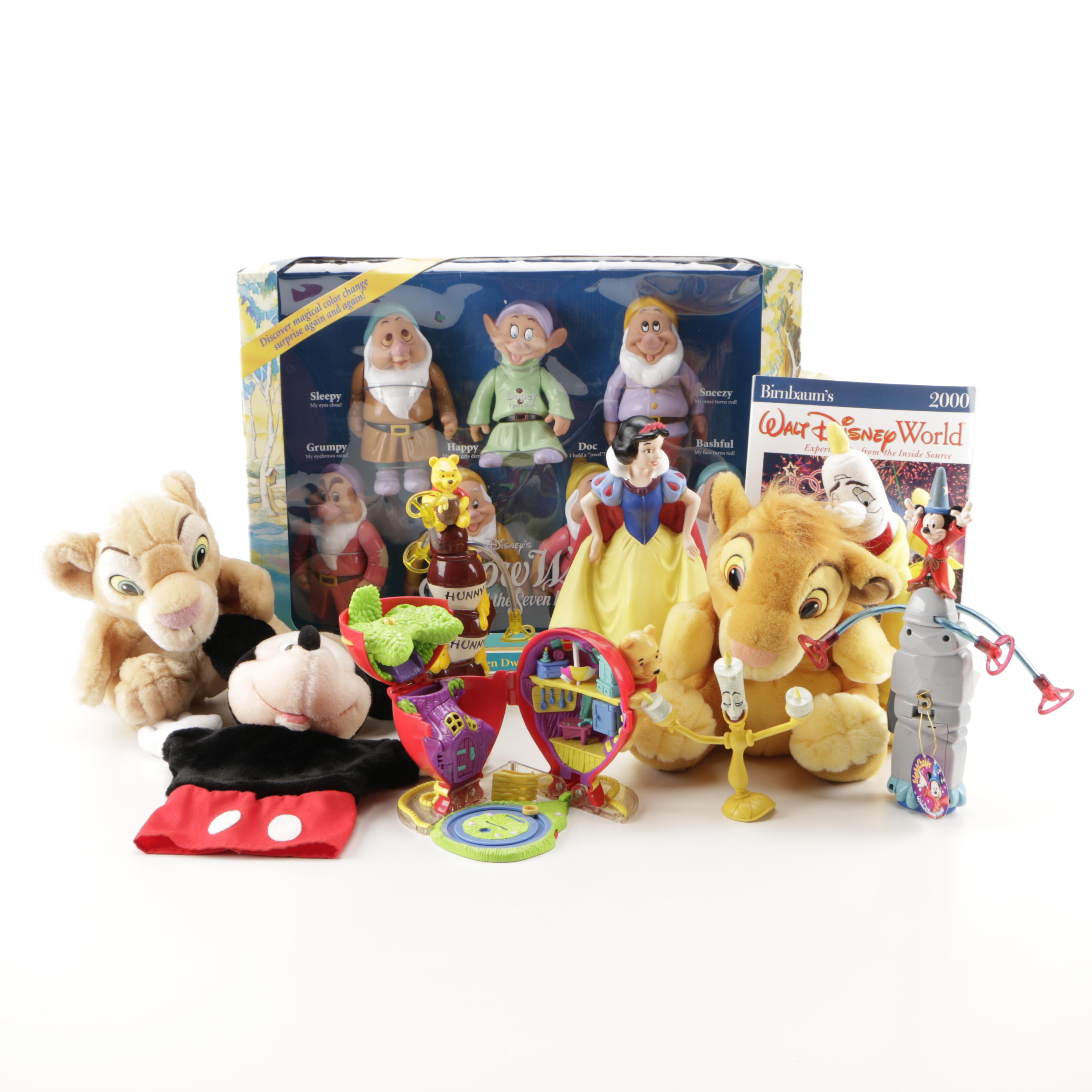 Assortment of Disney Co. Character Toys