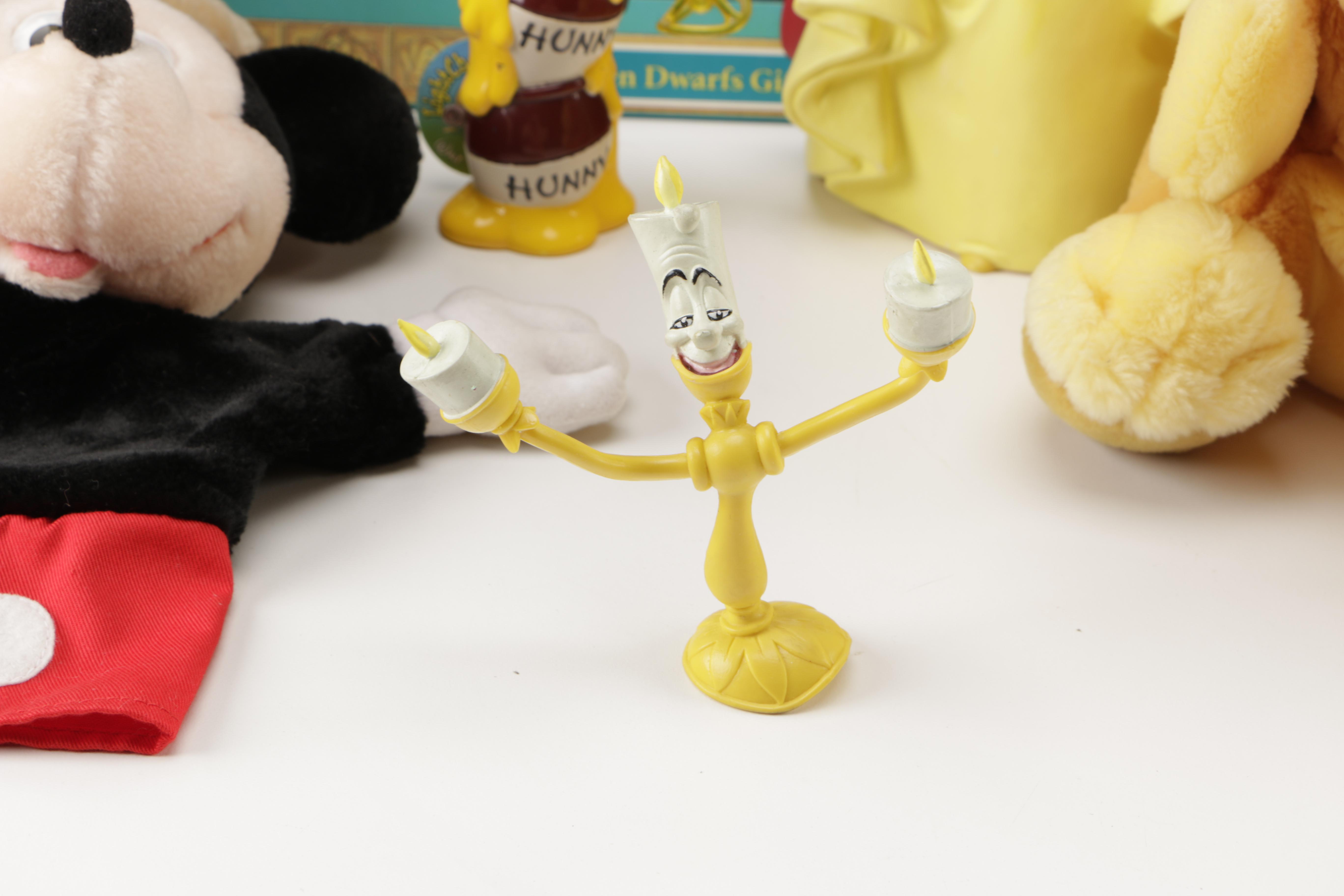 Assortment of Disney Co. Character Toys