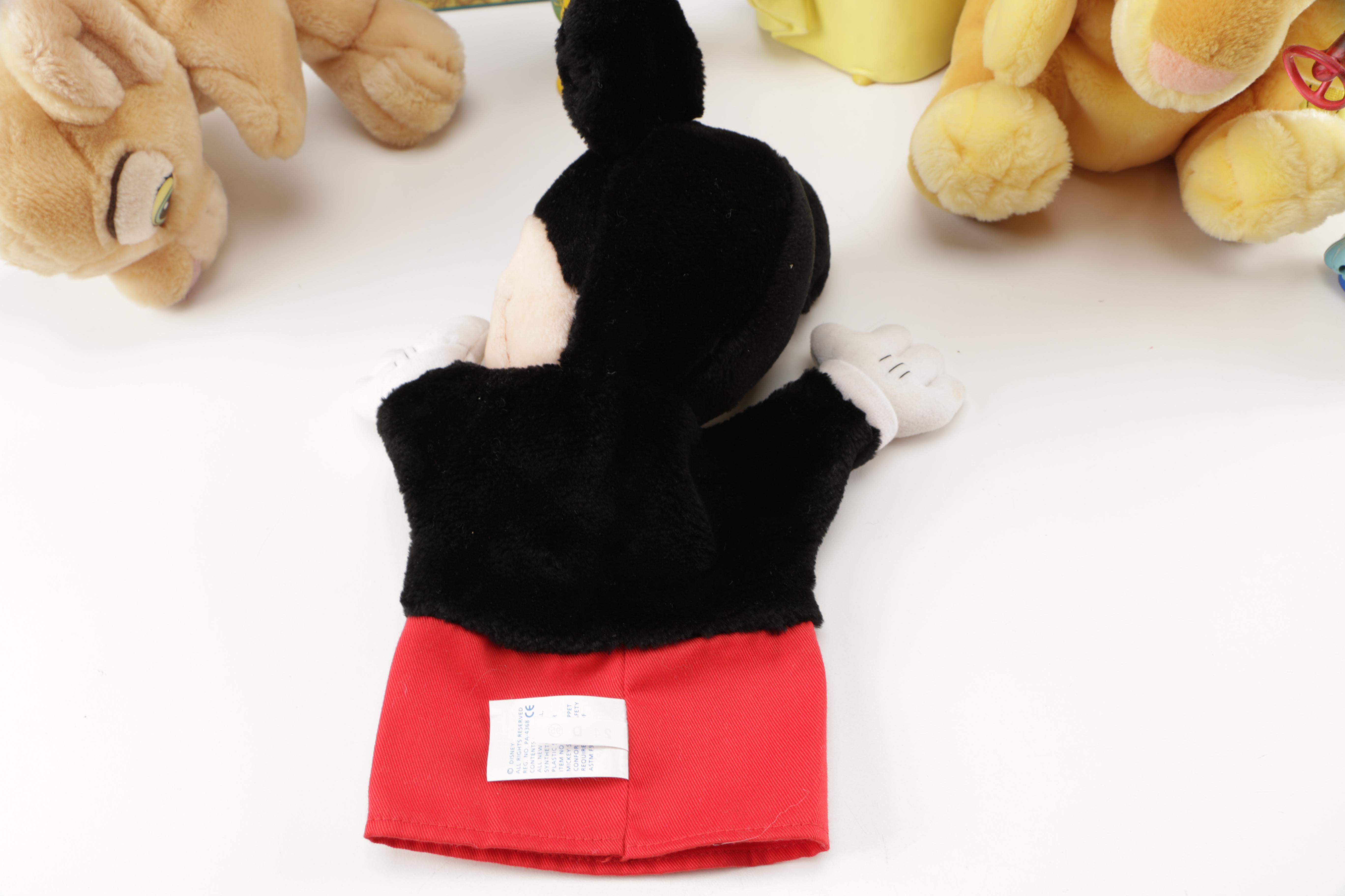 Assortment of Disney Co. Character Toys