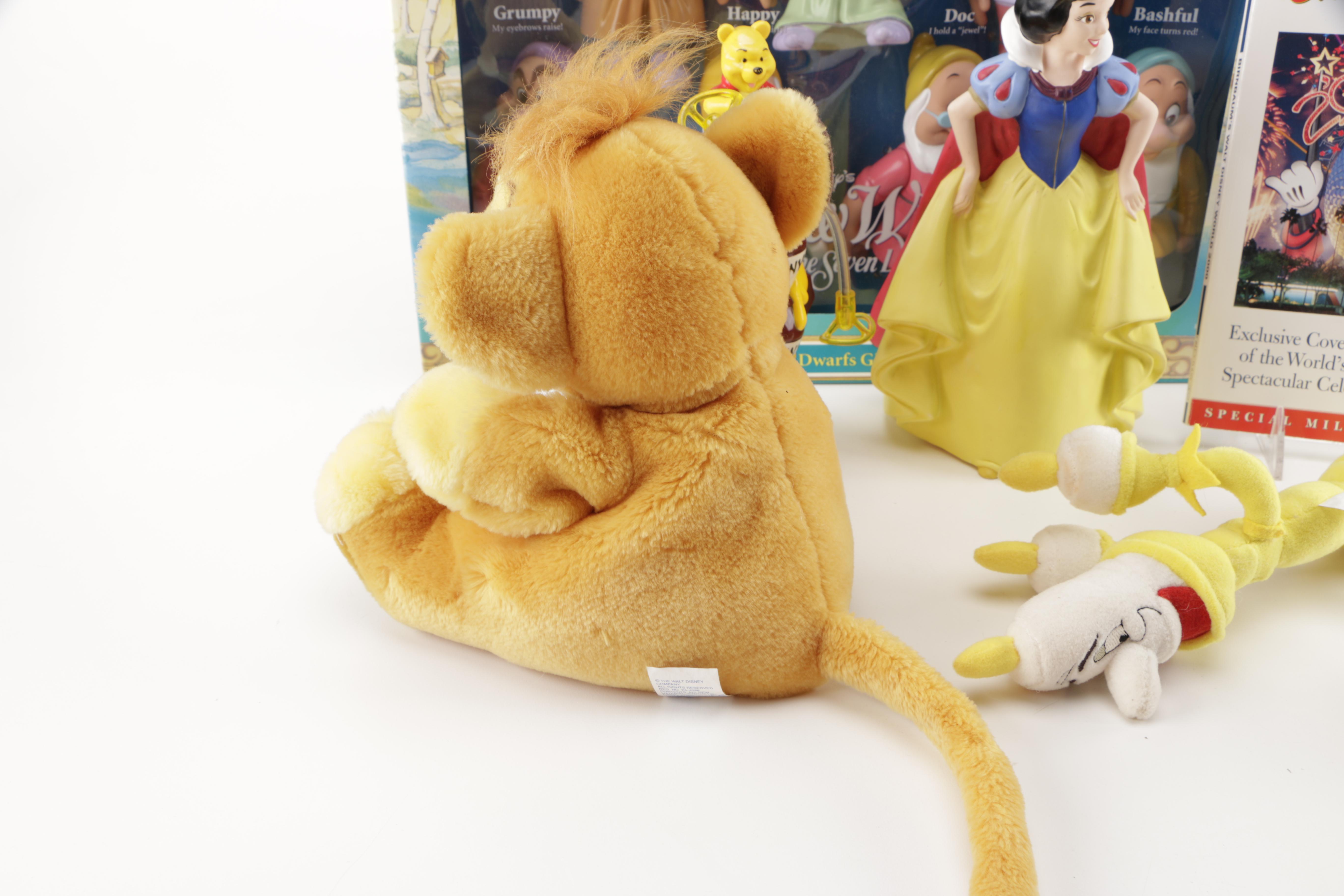 Assortment of Disney Co. Character Toys