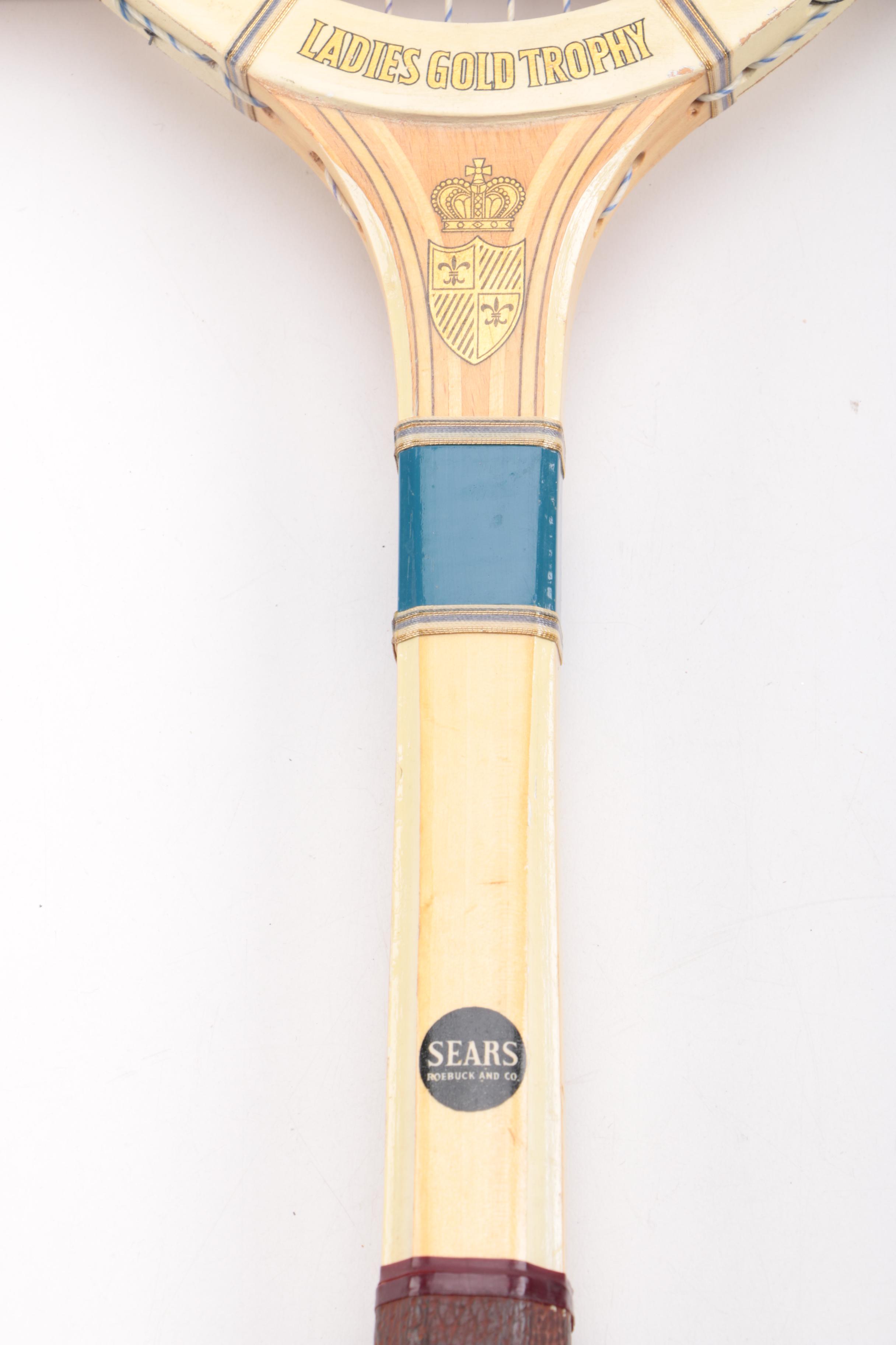 Vintage Tennis Rackets Including Wilson T2000