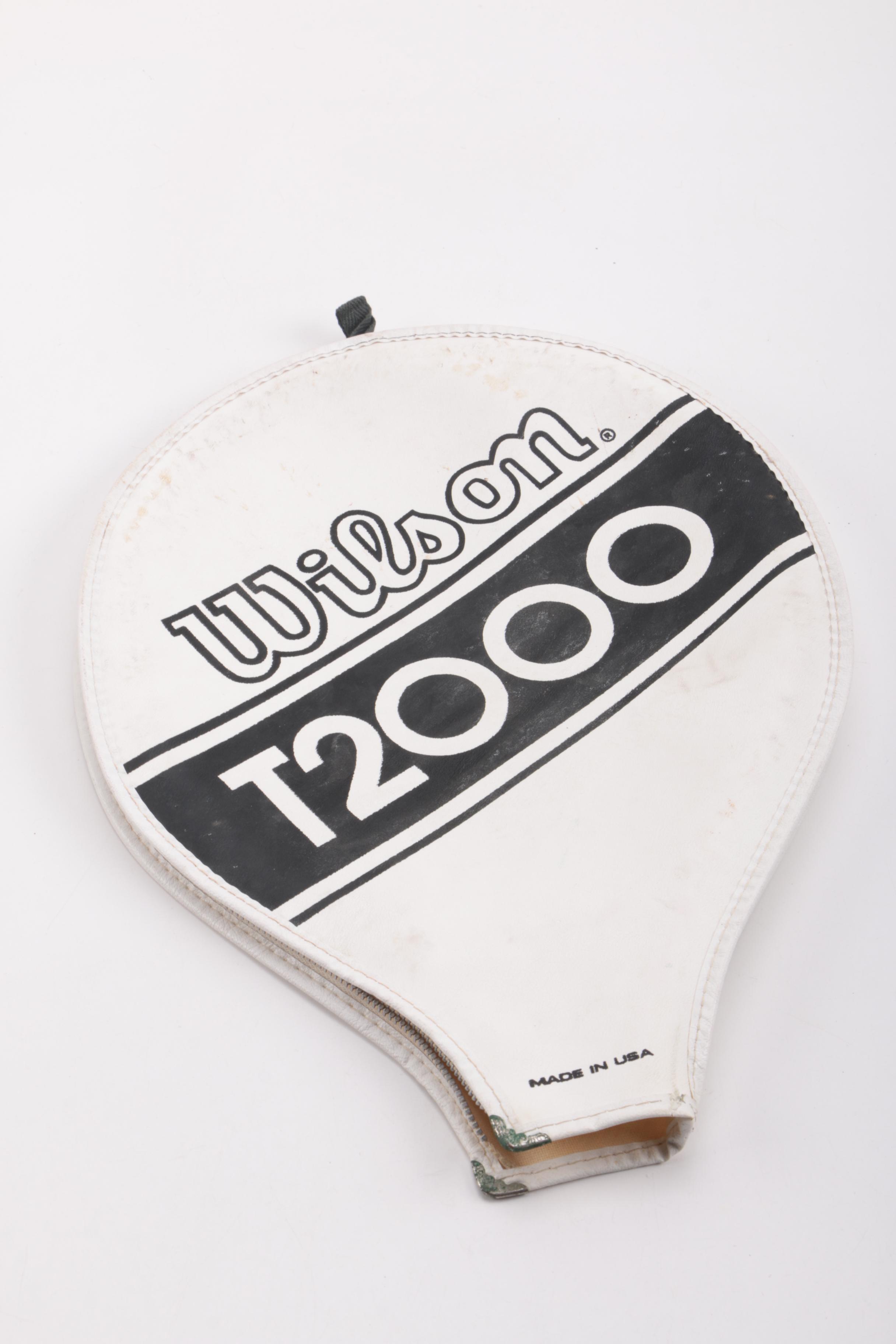 Vintage Tennis Rackets Including Wilson T2000
