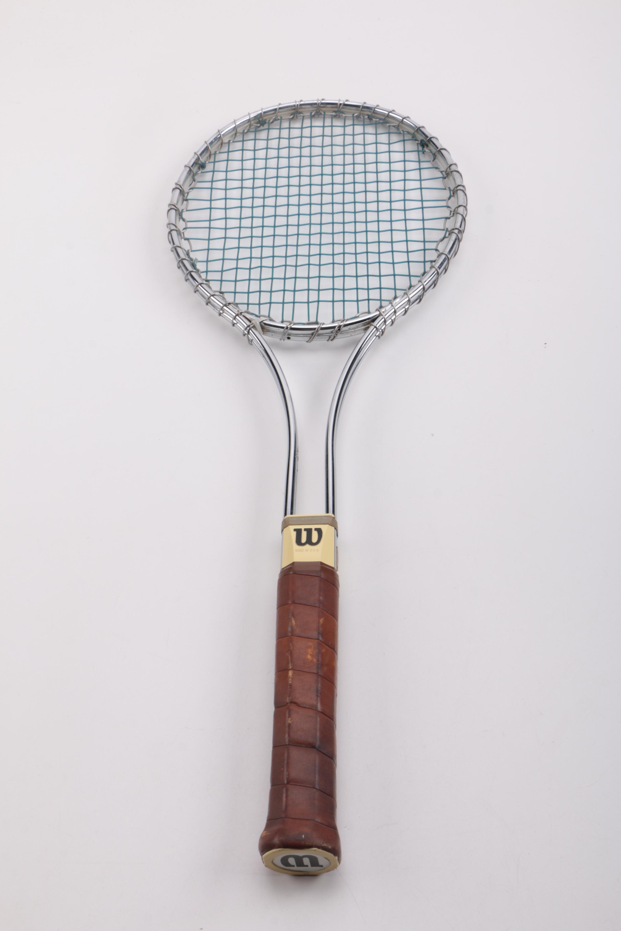 Vintage Tennis Rackets Including Wilson T2000