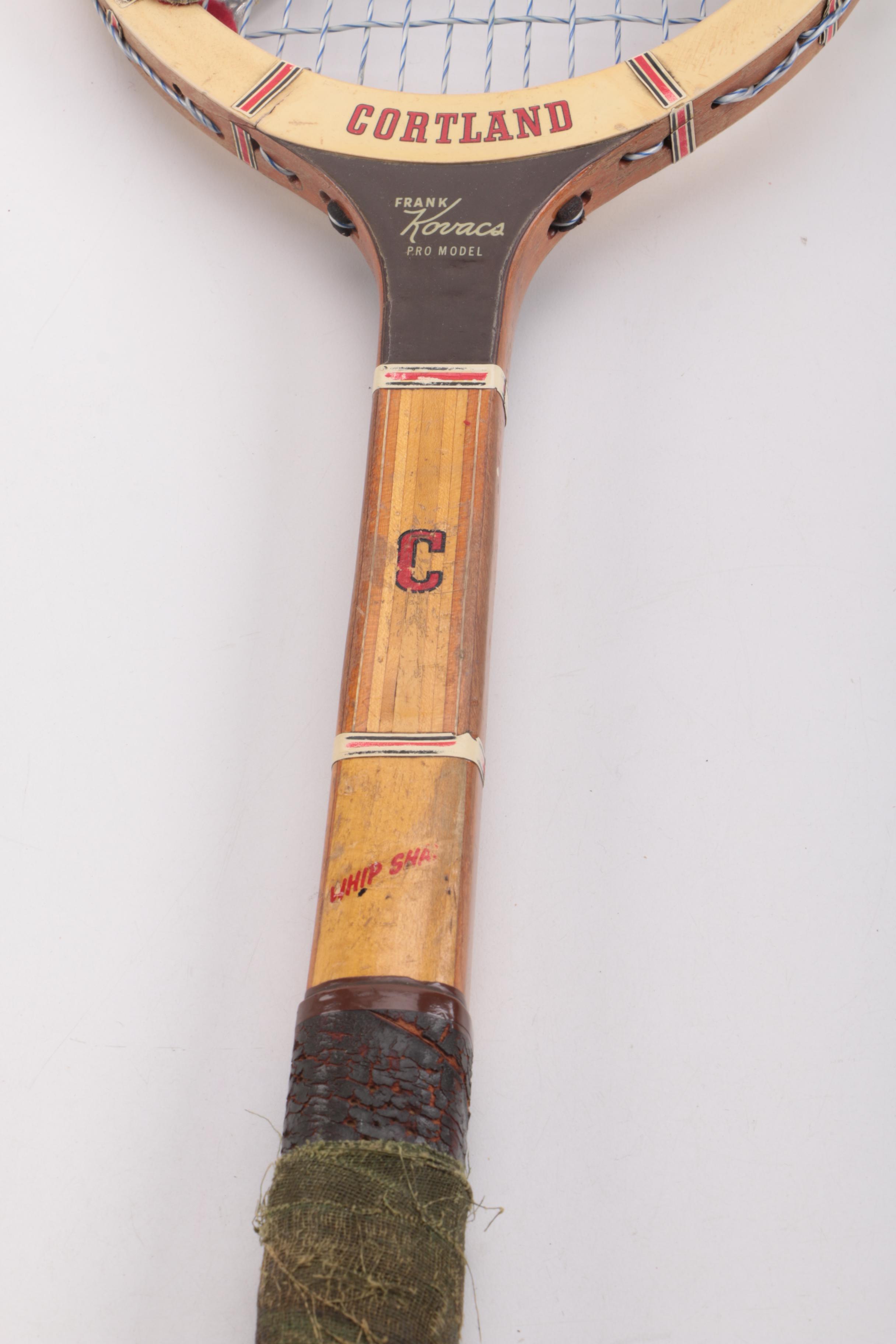 Vintage Tennis Rackets Including Wilson T2000