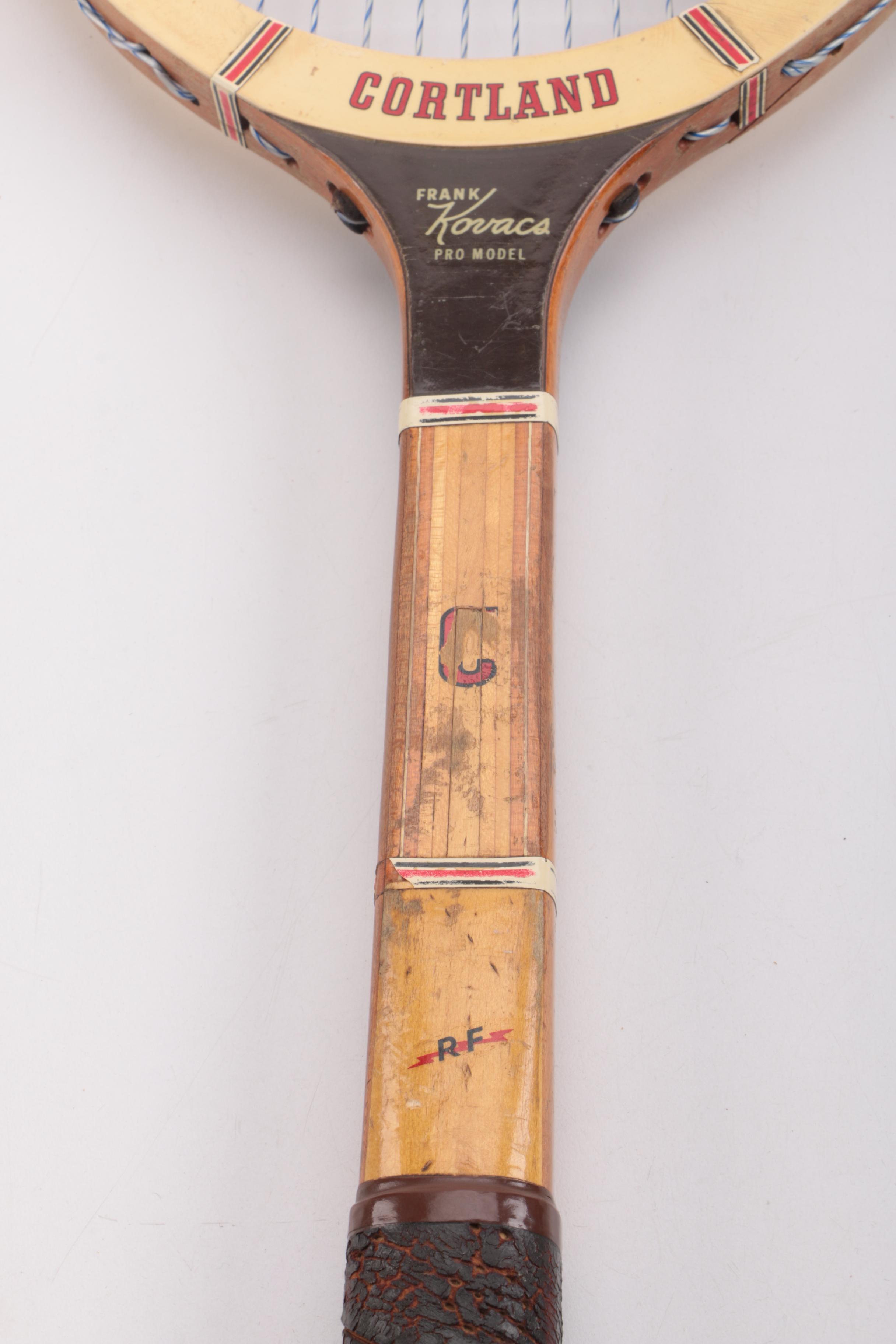 Vintage Tennis Rackets Including Wilson T2000