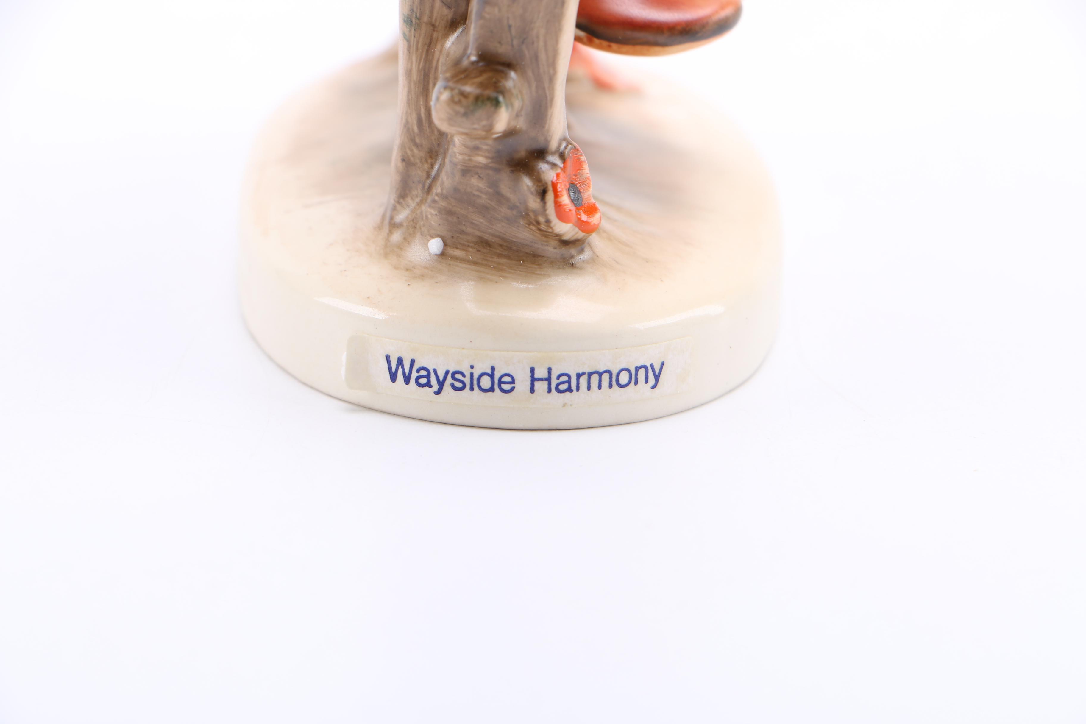 Goebel Hummel Porcelain Figurine of Boy and Bird "Wayside Harmony"