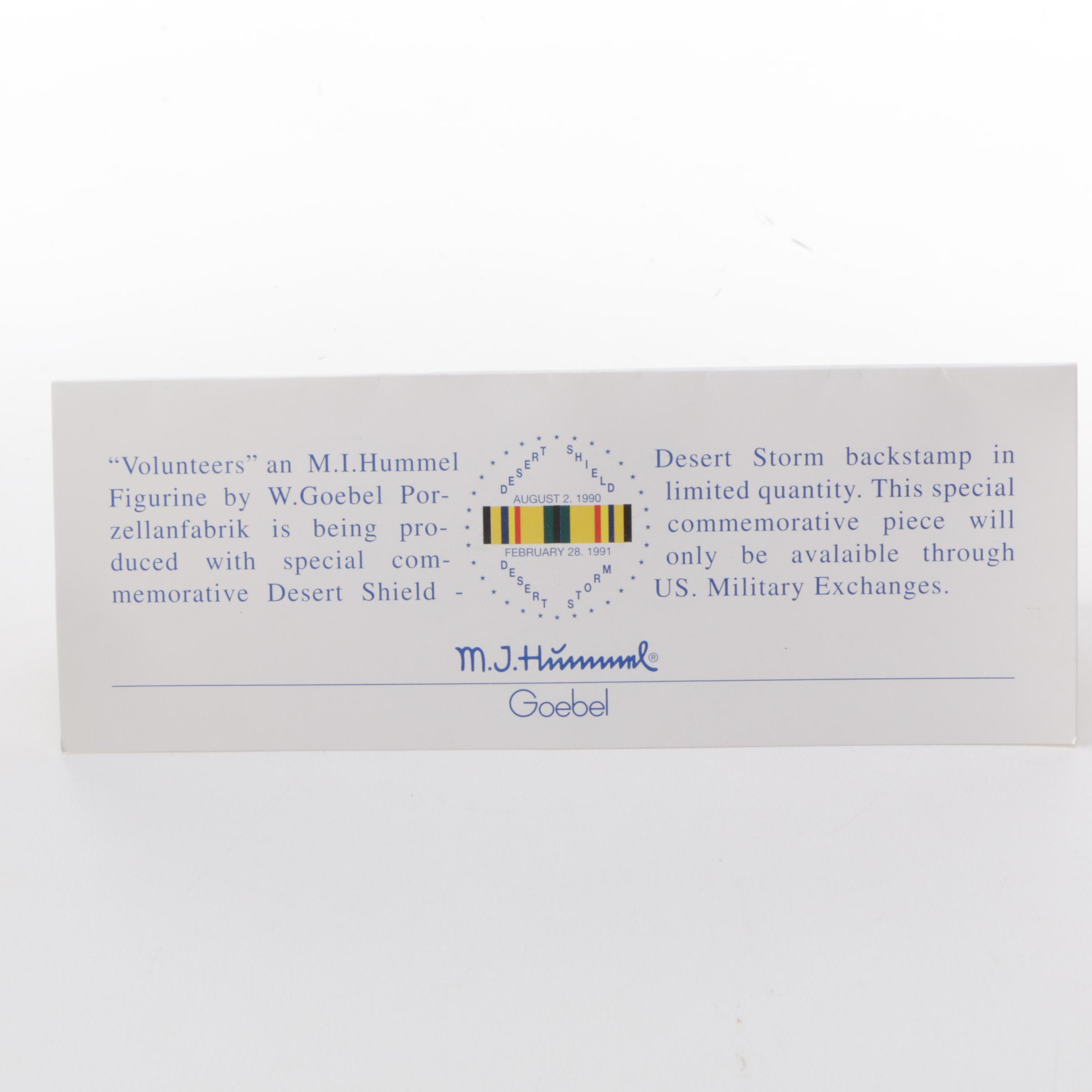 Hummel "Volunteers" Figurine