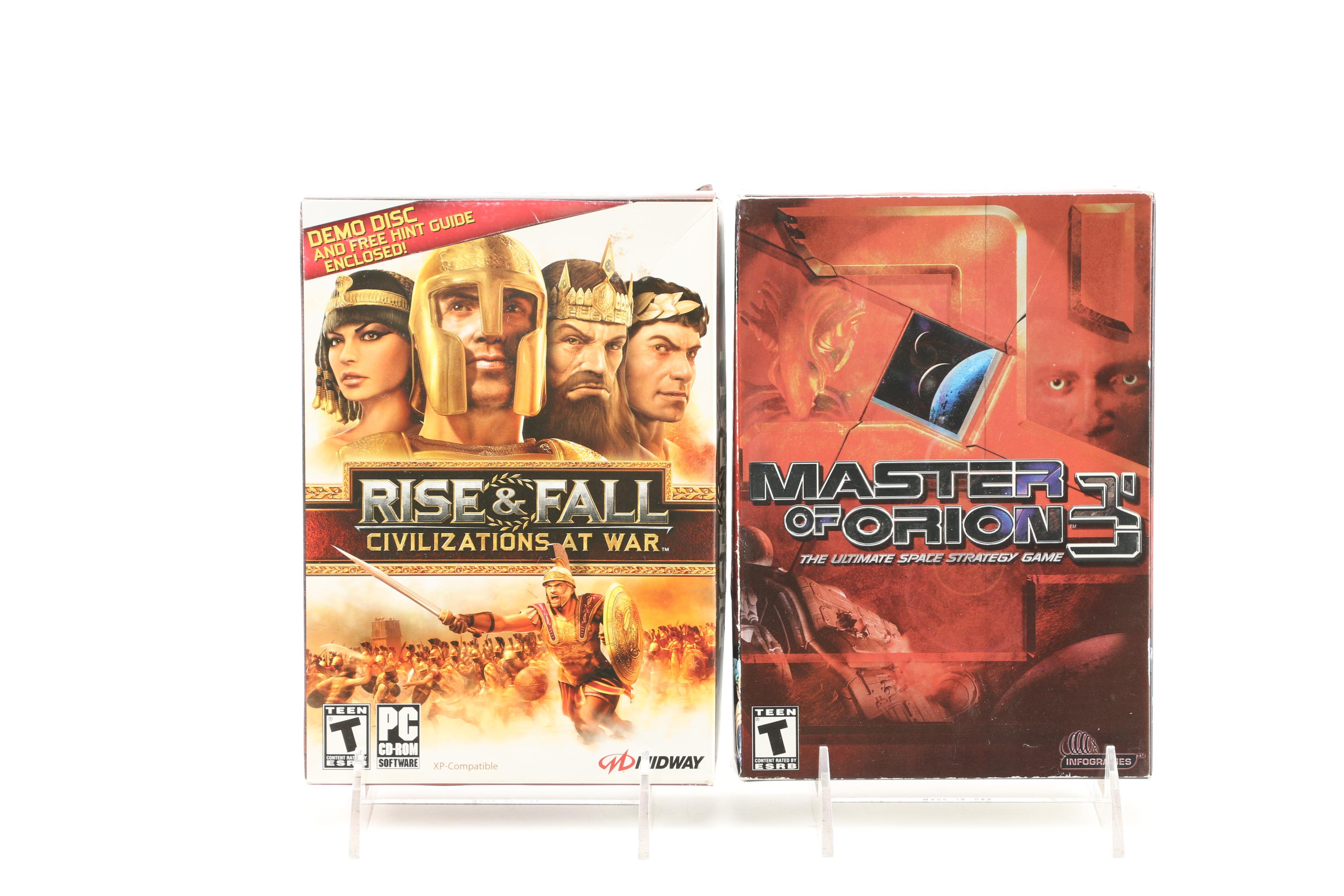 PC Games Including "Master of Orion 3"