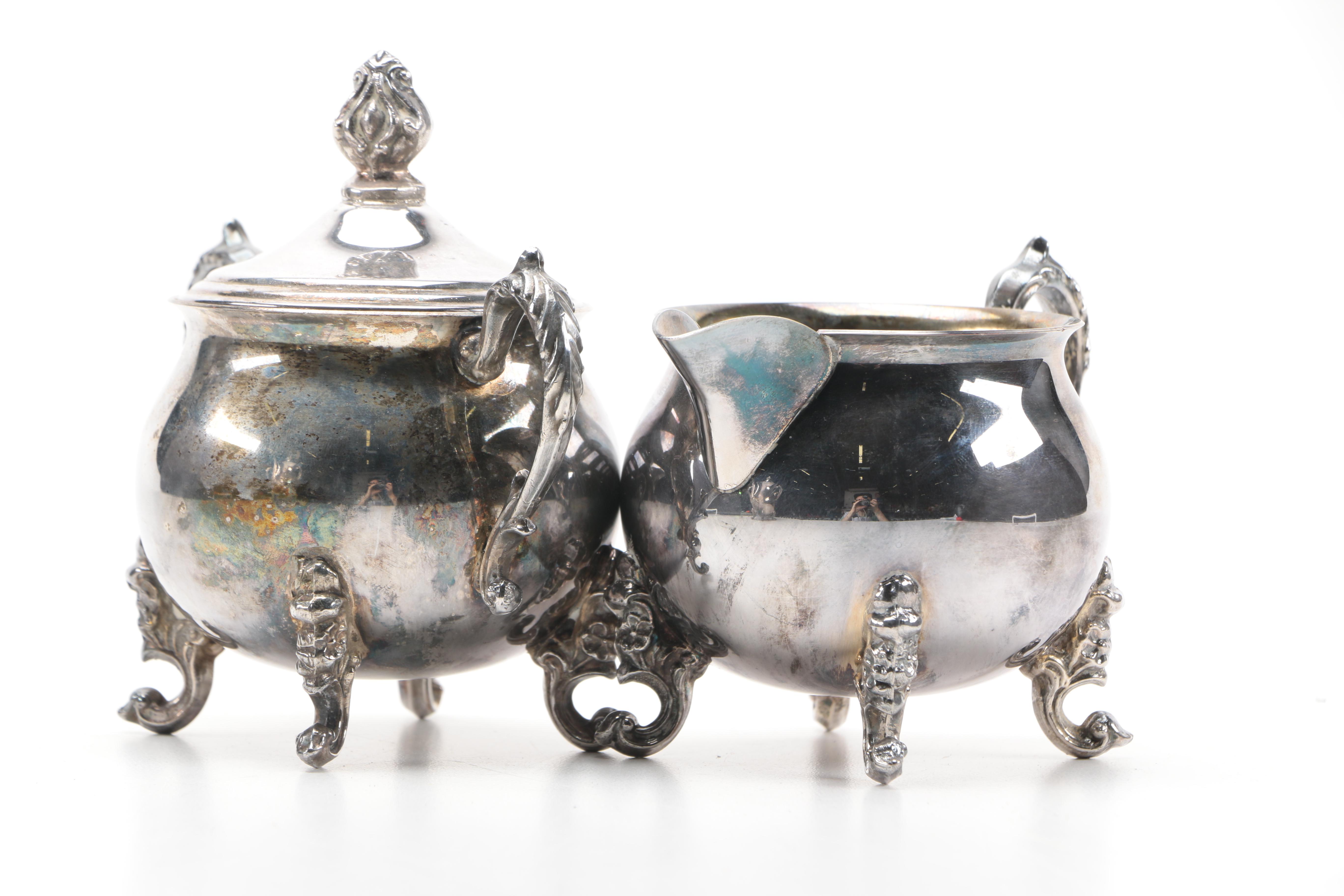 Sheridan Vintage Silver-Plated Coffee and Tea Set