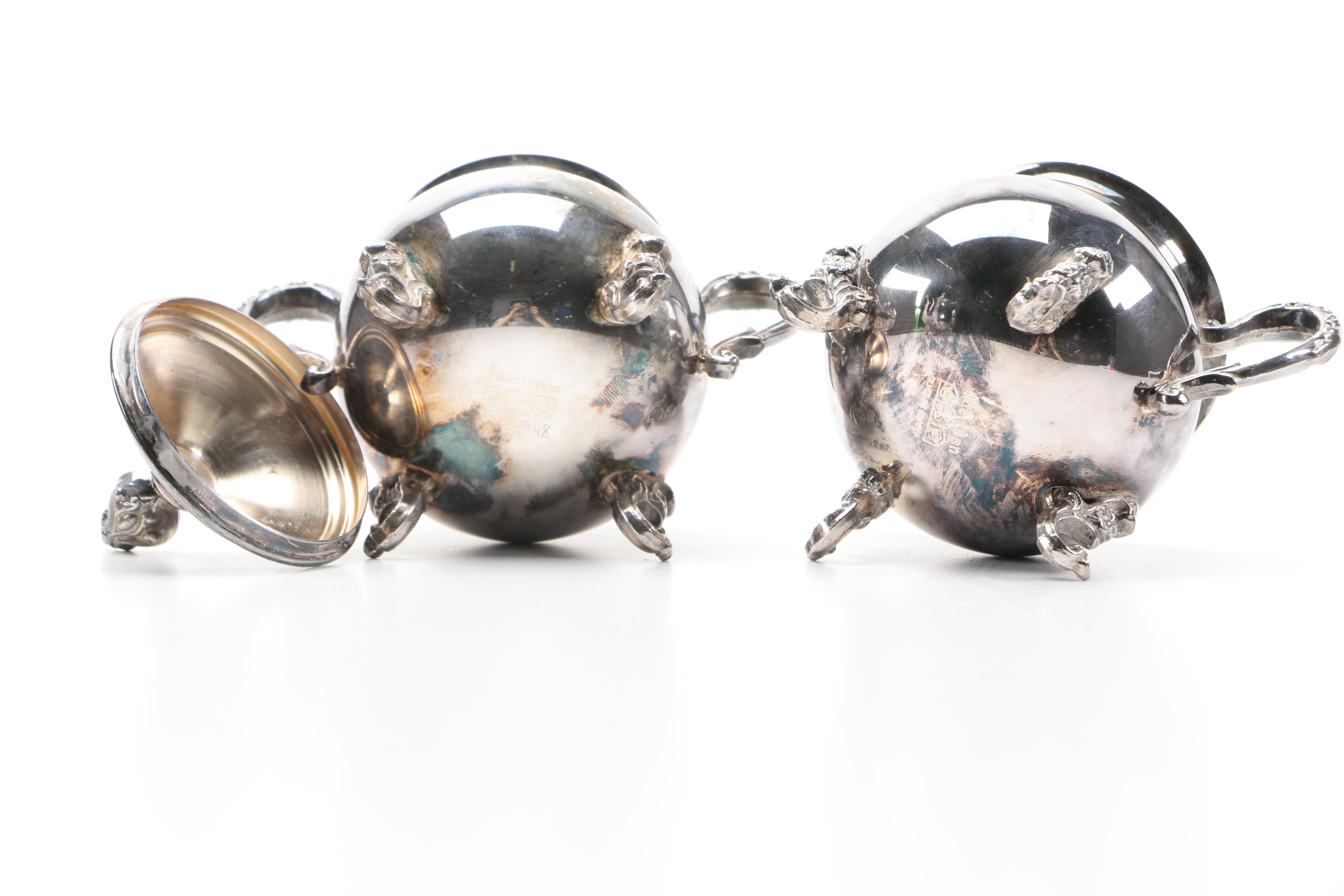 Sheridan Vintage Silver-Plated Coffee and Tea Set