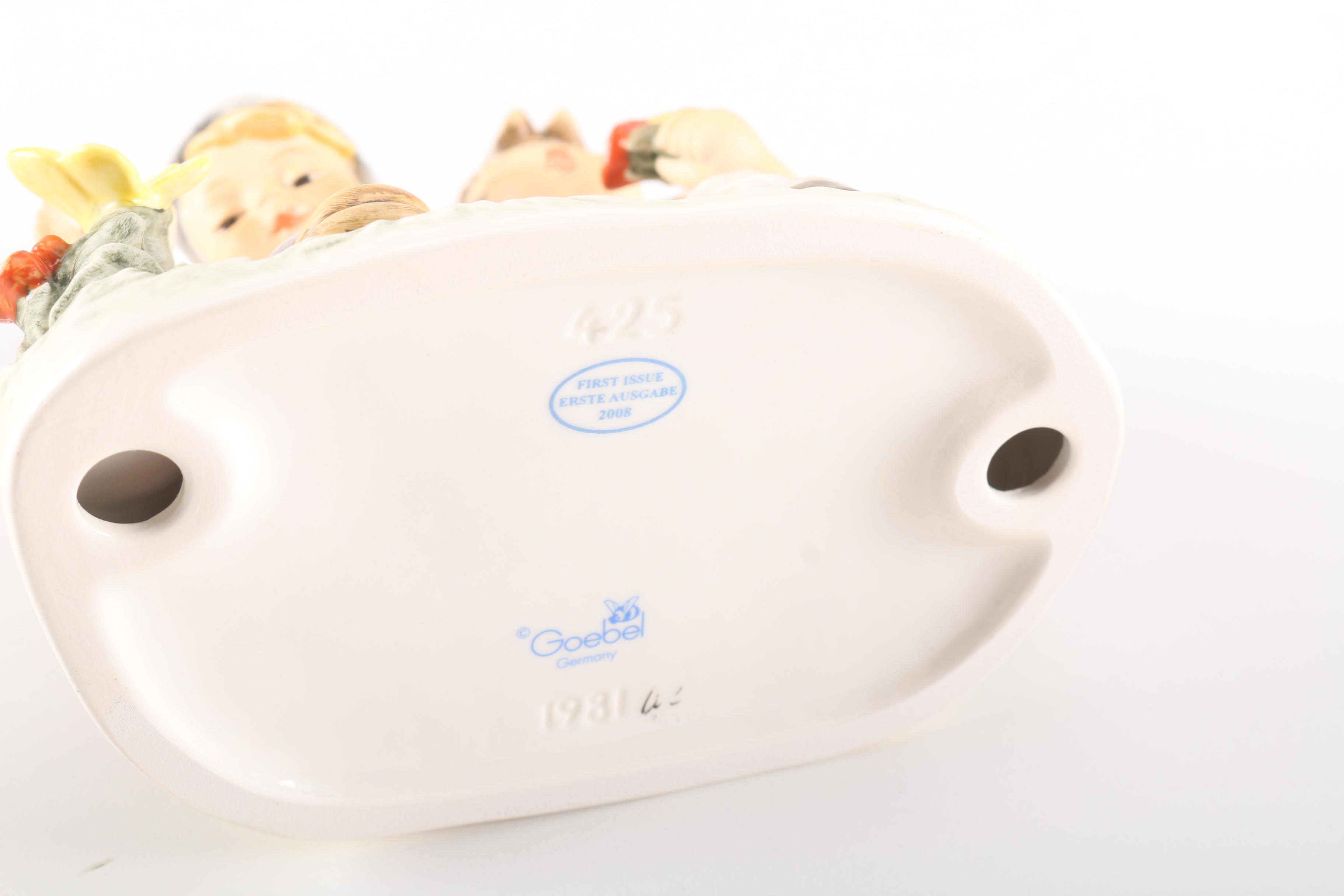 2000 First Issue Hummel Goebel "Pleasant Moment" Ceramic Figurine