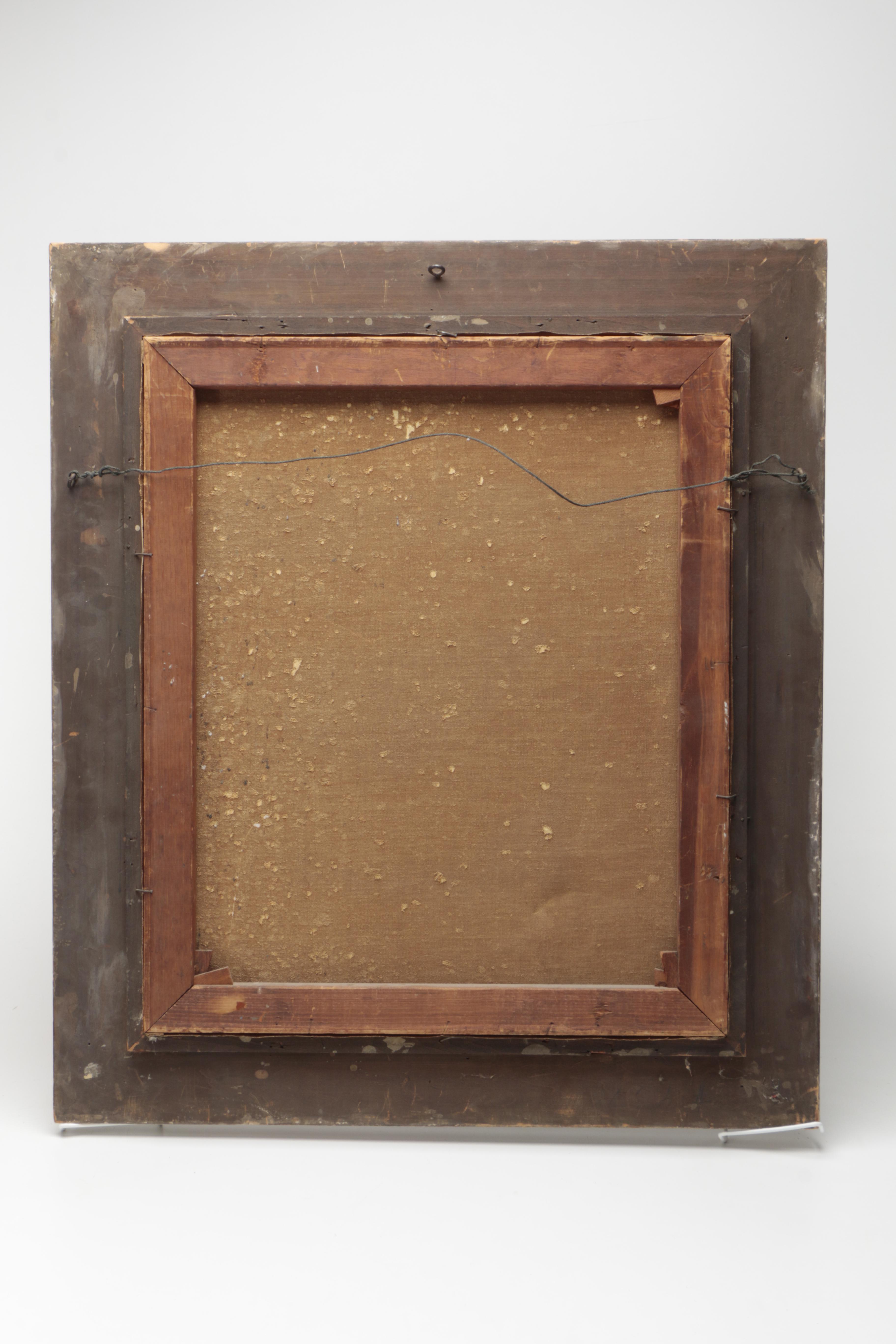 Jennings Tofel Oil Painting on Canvas Expressionist Style Portrait