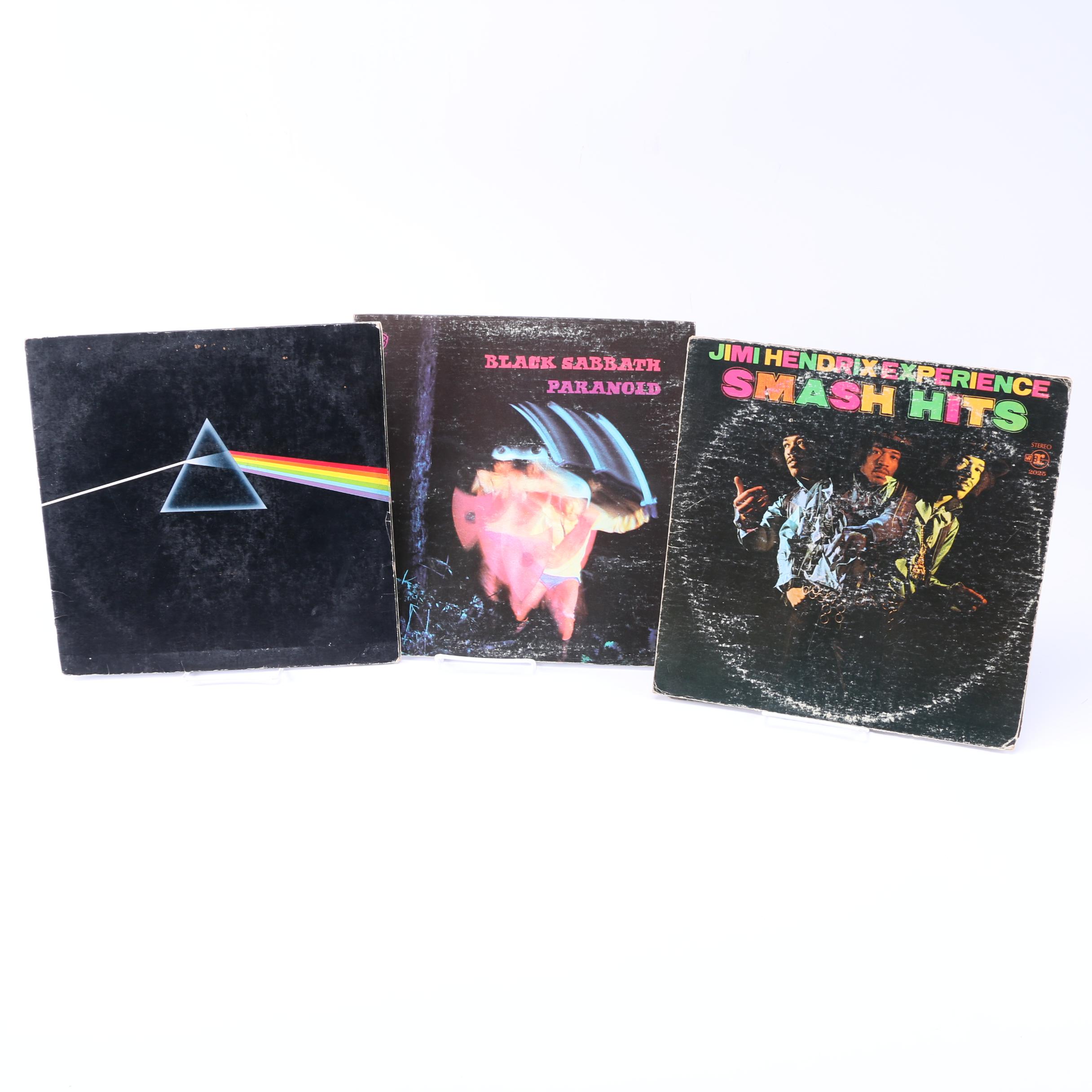 Pink Floyd, Black Sabbath, Jimi Hendrix, Other Classic Rock LPs