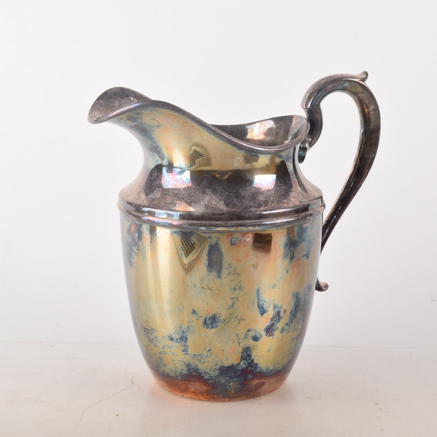 Gorham Silver Plate Water Pitcher