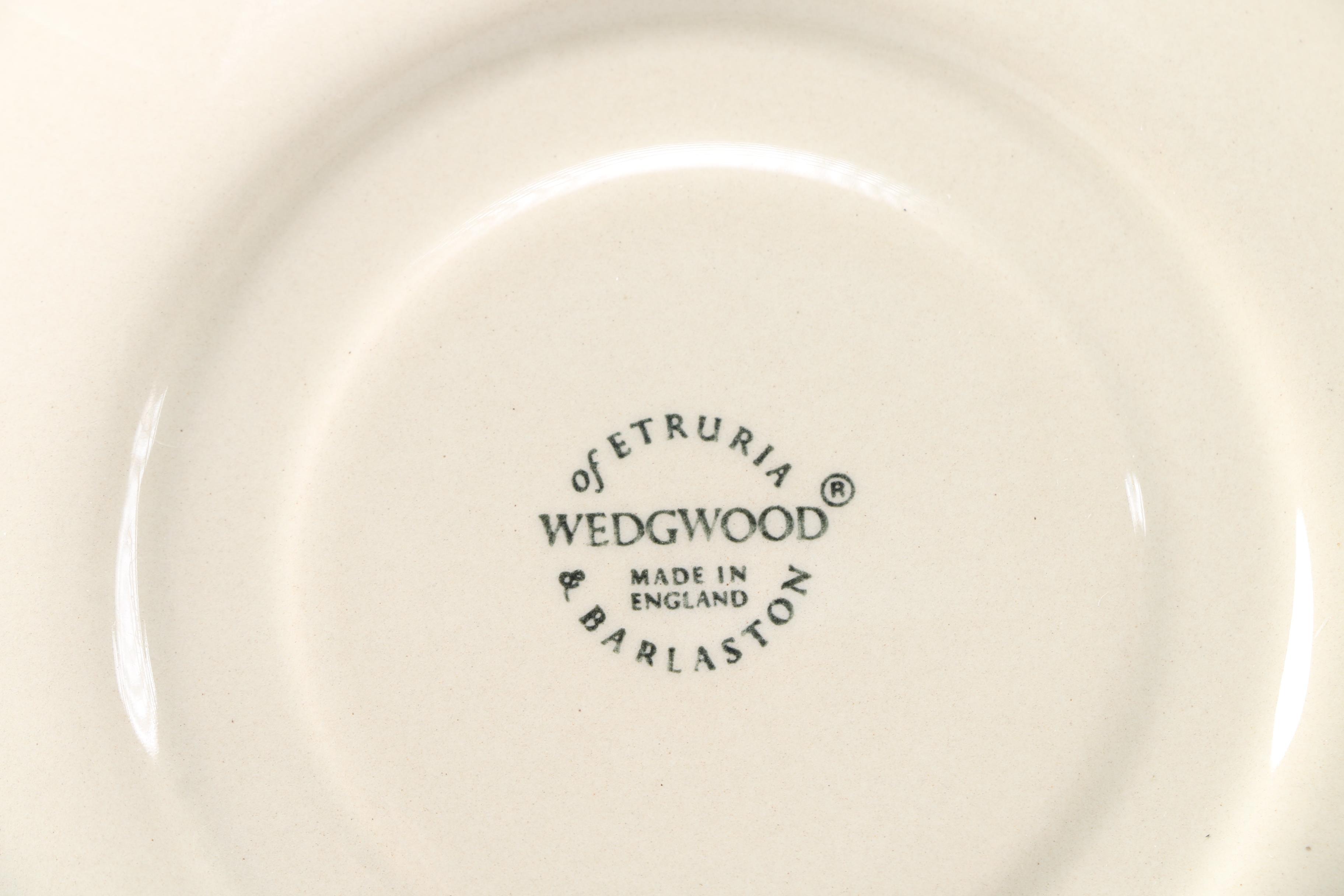 Wedgwood and Mikasa Cups, Saucers, and Small Plates