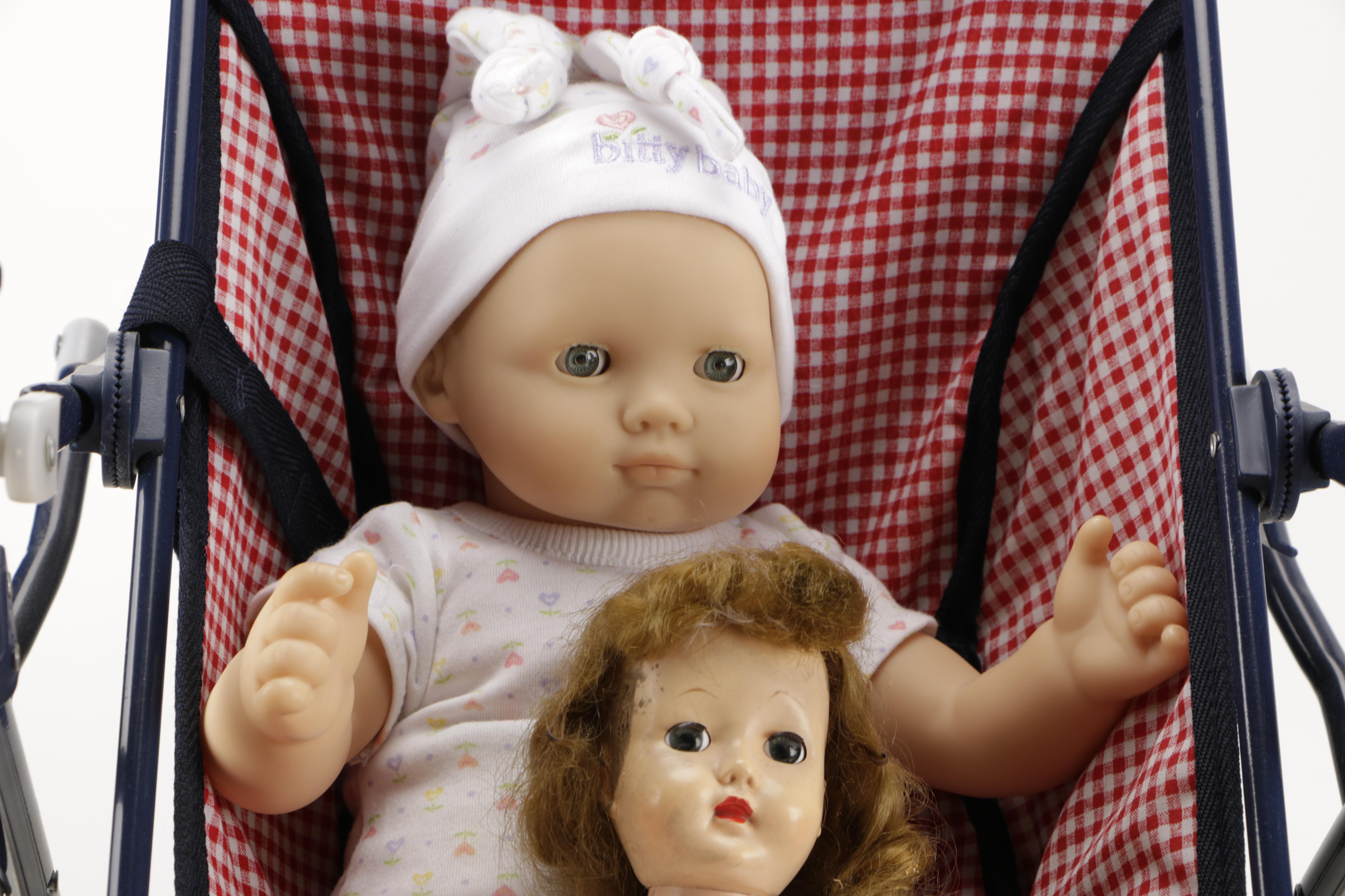 American Girl Bitty Baby With More Dolls and Accessories