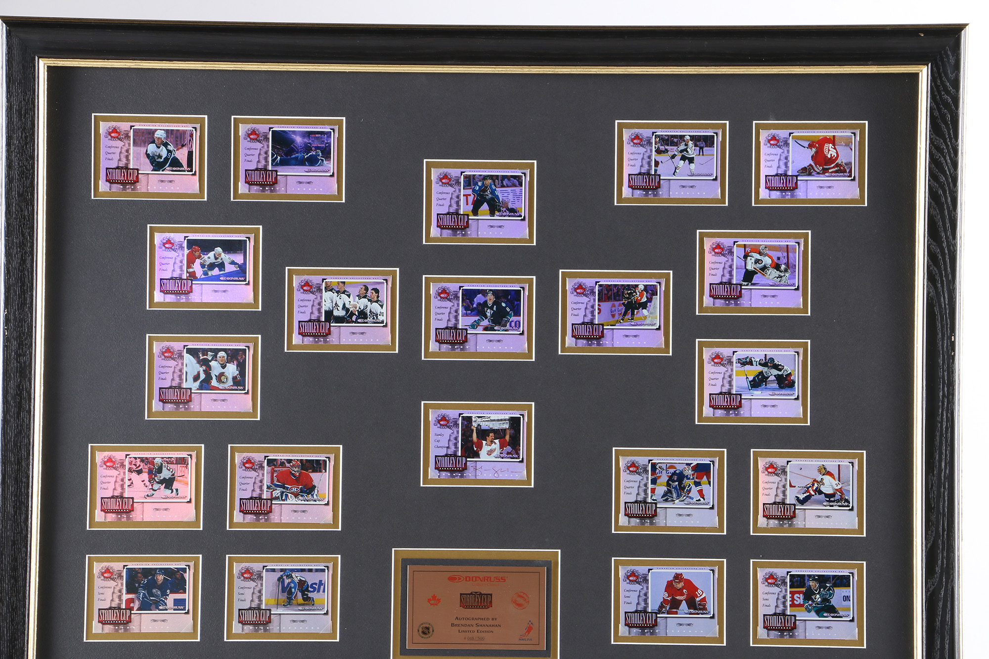 Limited Edition Donruss Stanley Cup Trading Cards With Brendan Shanahan Autograph