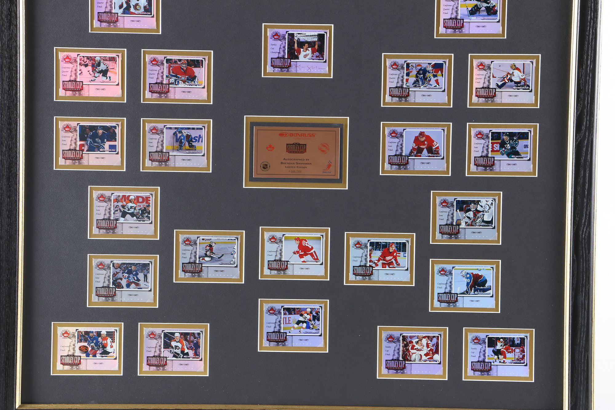 Limited Edition Donruss Stanley Cup Trading Cards With Brendan Shanahan Autograph