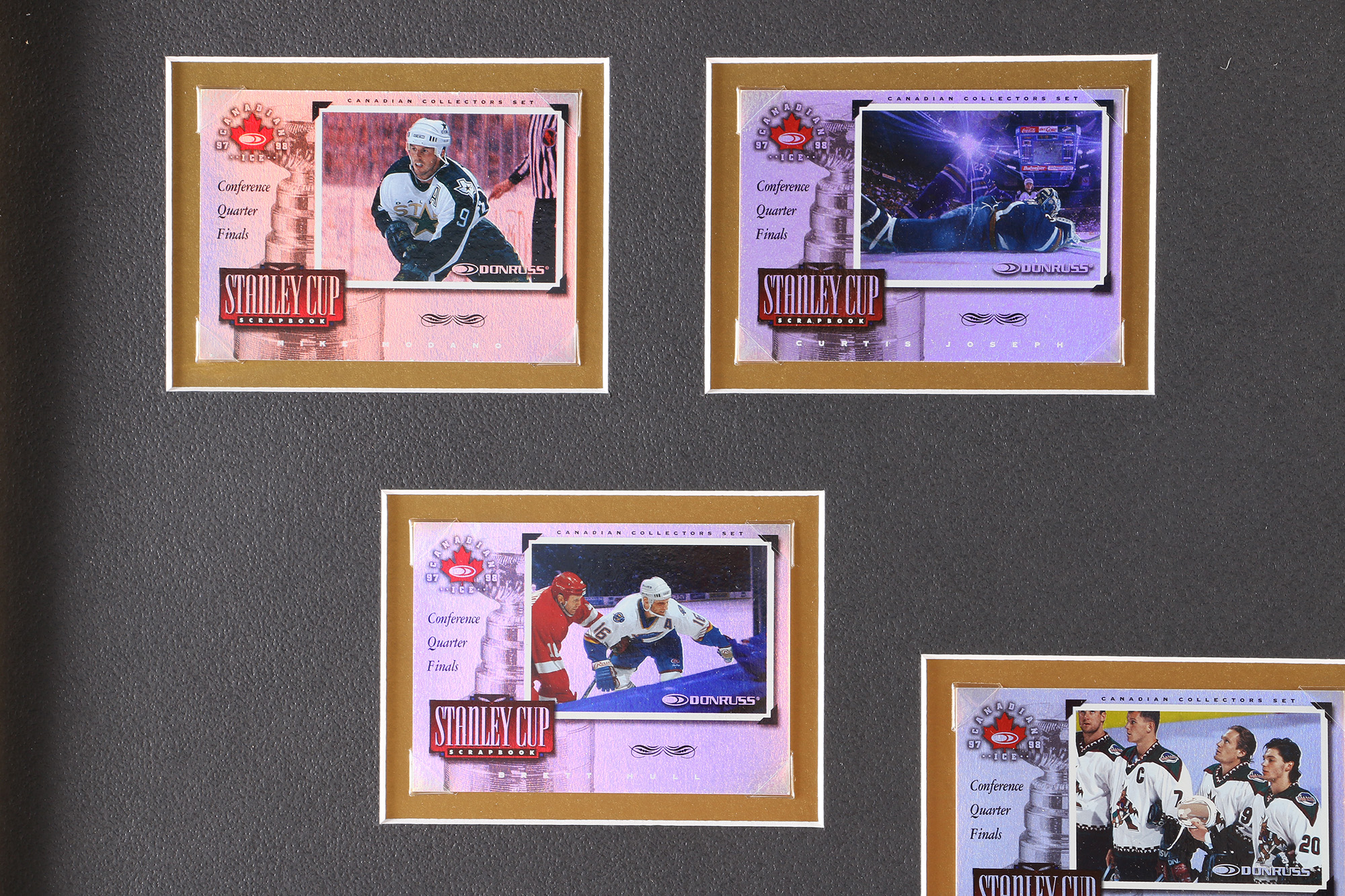 Limited Edition Donruss Stanley Cup Trading Cards With Brendan Shanahan Autograph