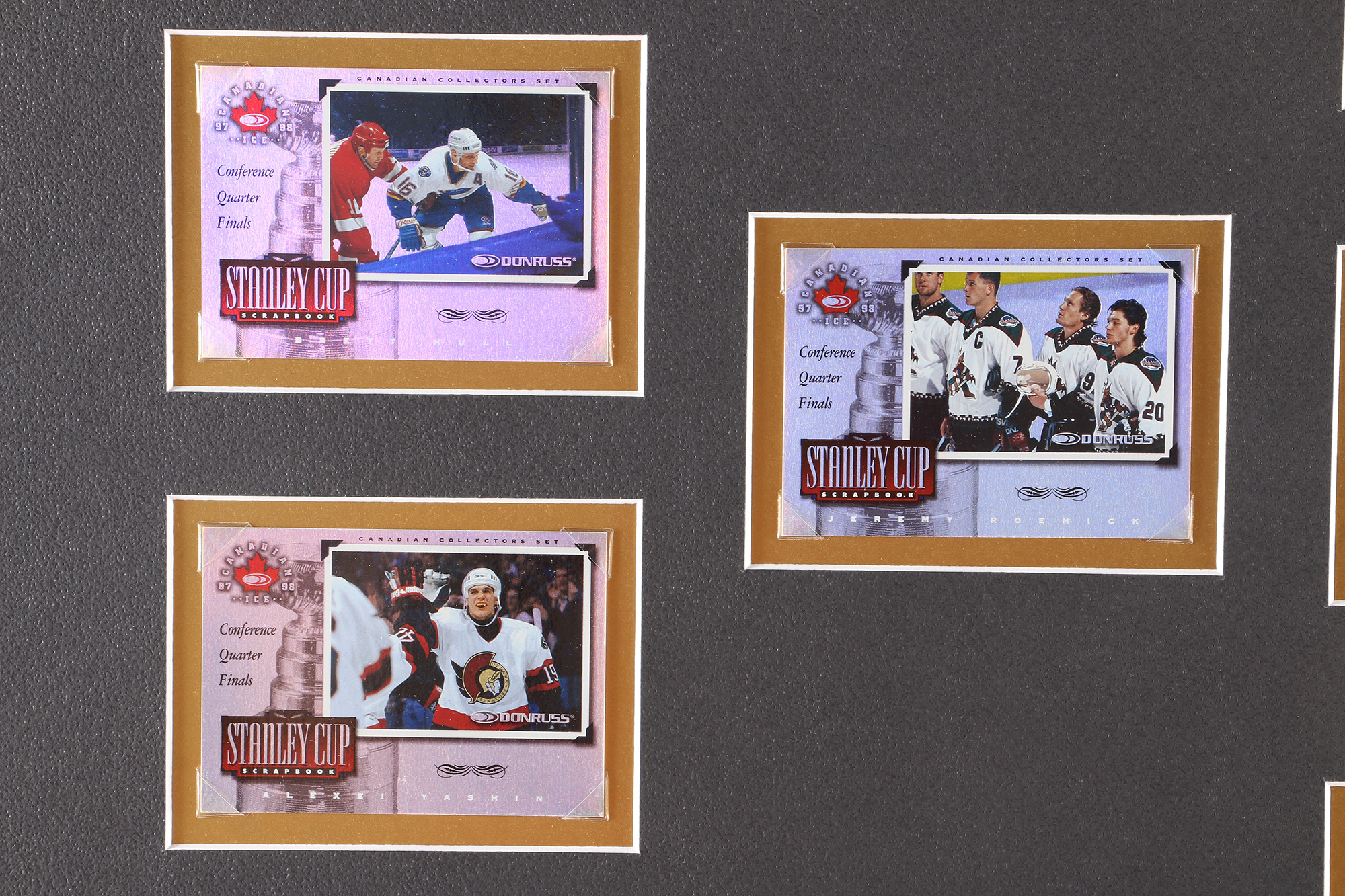Limited Edition Donruss Stanley Cup Trading Cards With Brendan Shanahan Autograph