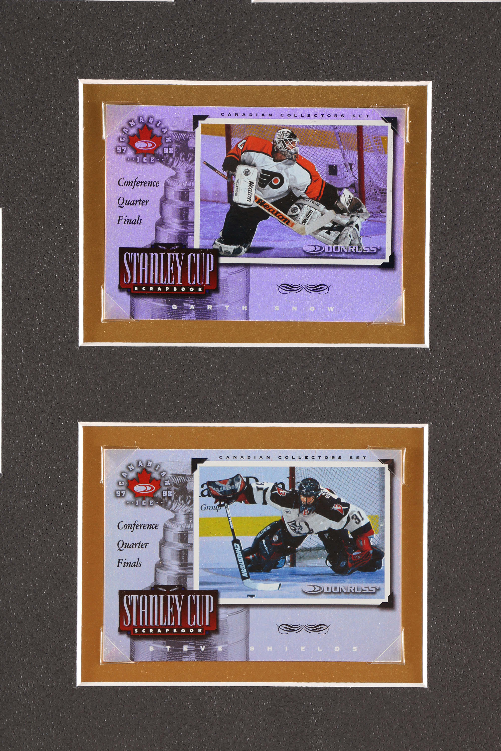 Limited Edition Donruss Stanley Cup Trading Cards With Brendan Shanahan Autograph