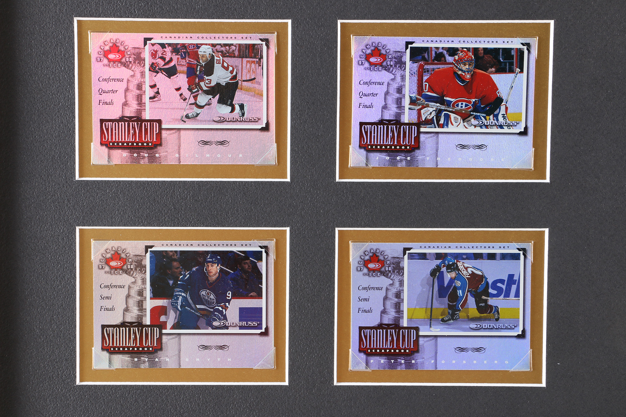 Limited Edition Donruss Stanley Cup Trading Cards With Brendan Shanahan Autograph