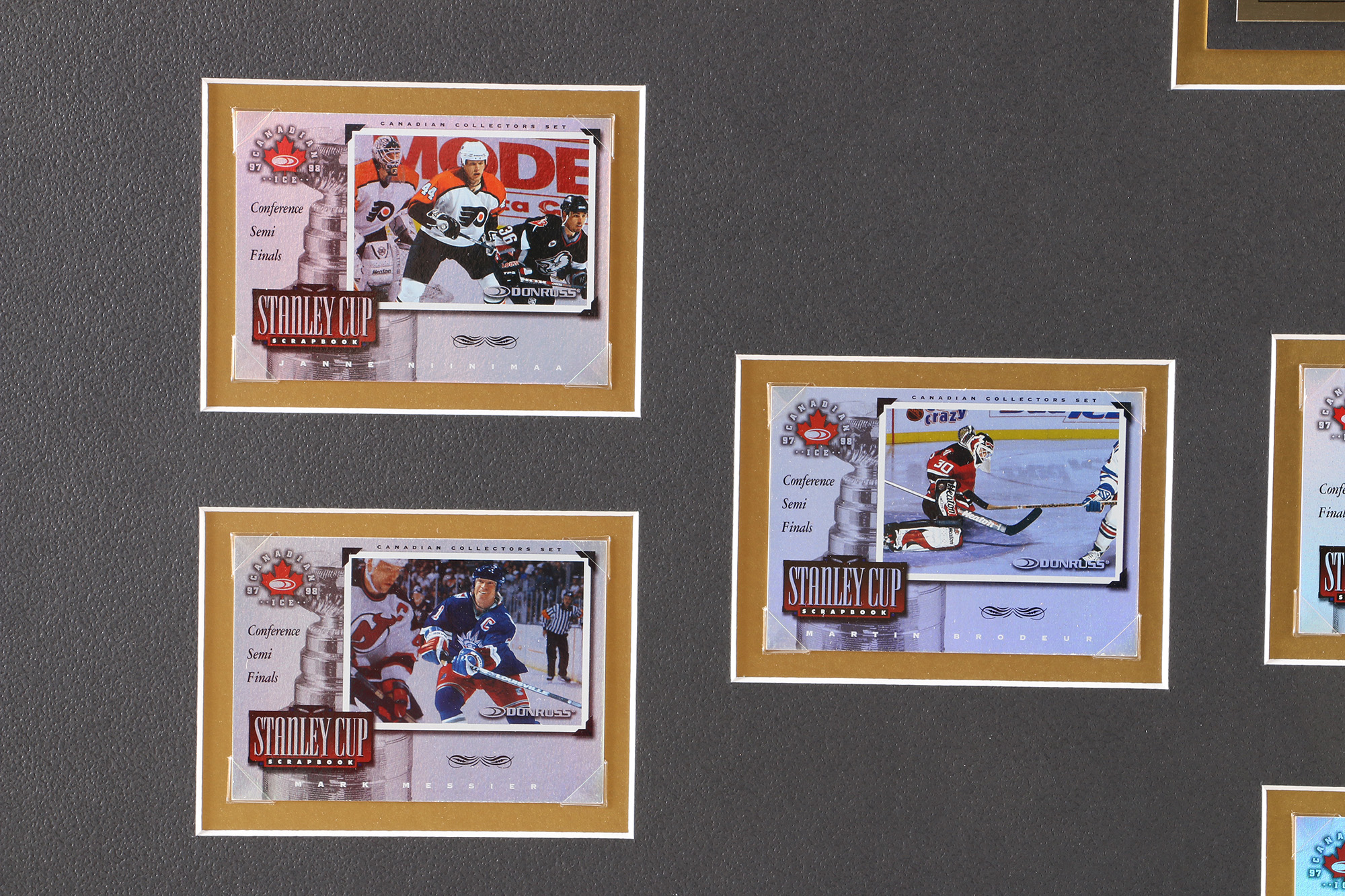 Limited Edition Donruss Stanley Cup Trading Cards With Brendan Shanahan Autograph