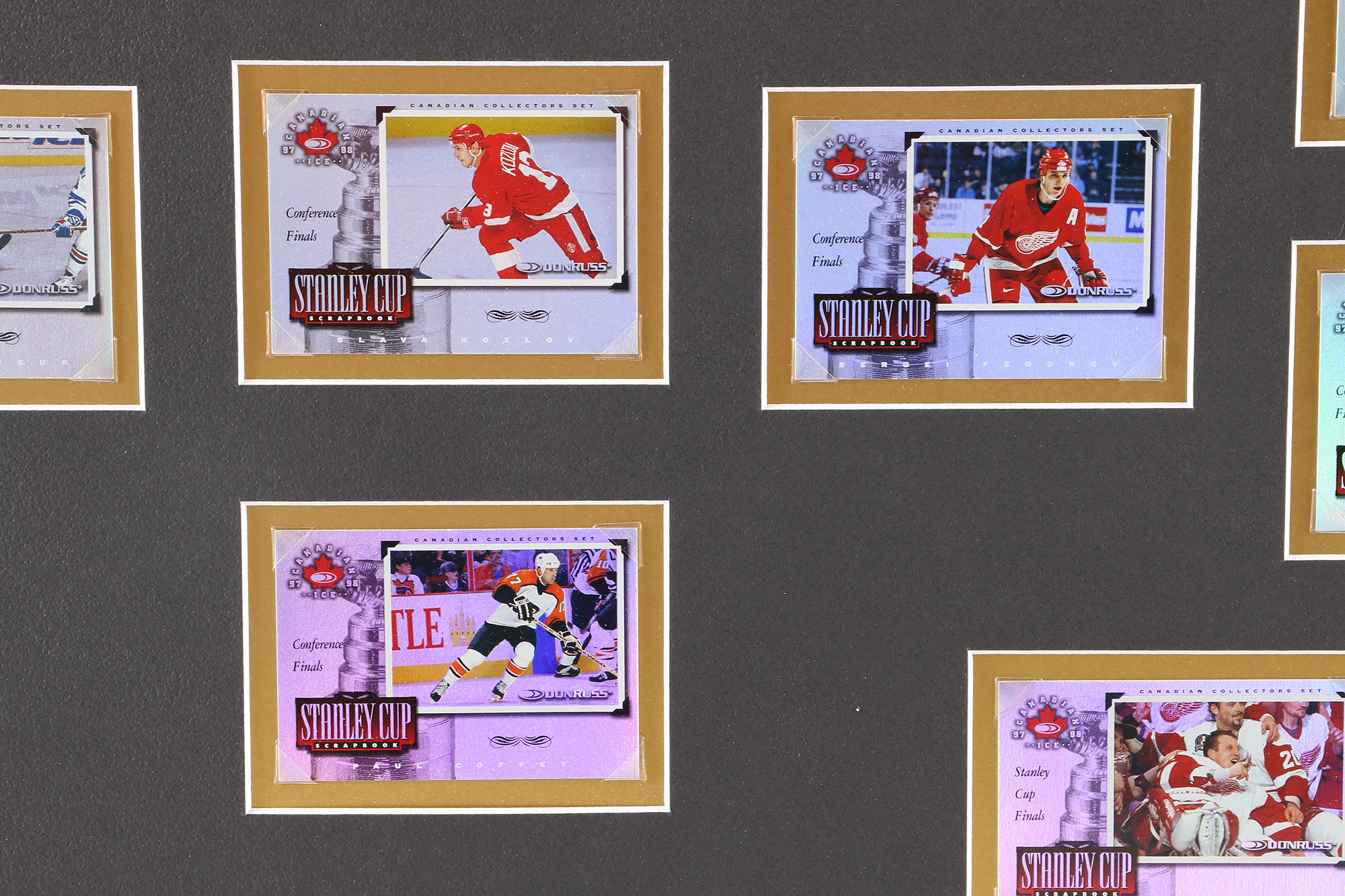 Limited Edition Donruss Stanley Cup Trading Cards With Brendan Shanahan Autograph