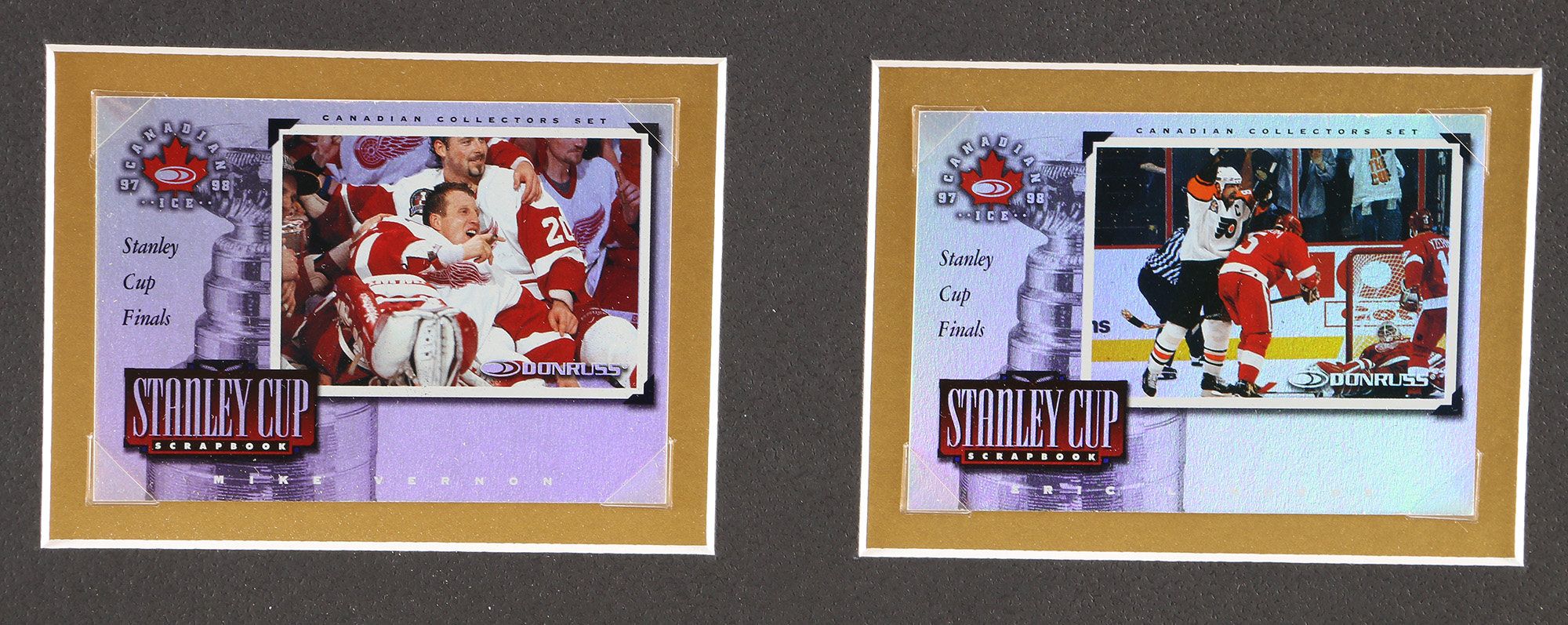 Limited Edition Donruss Stanley Cup Trading Cards With Brendan Shanahan Autograph