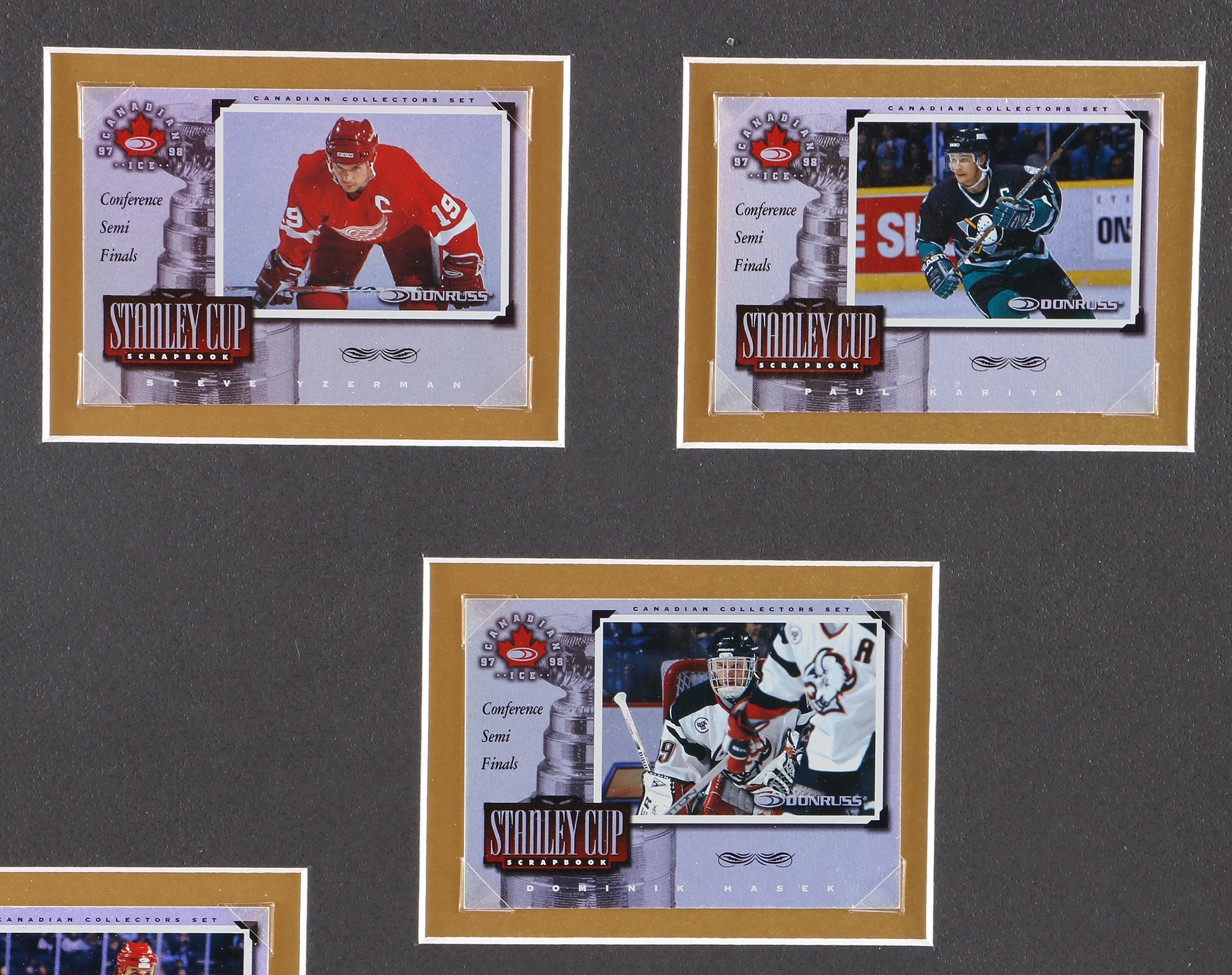 Limited Edition Donruss Stanley Cup Trading Cards With Brendan Shanahan Autograph