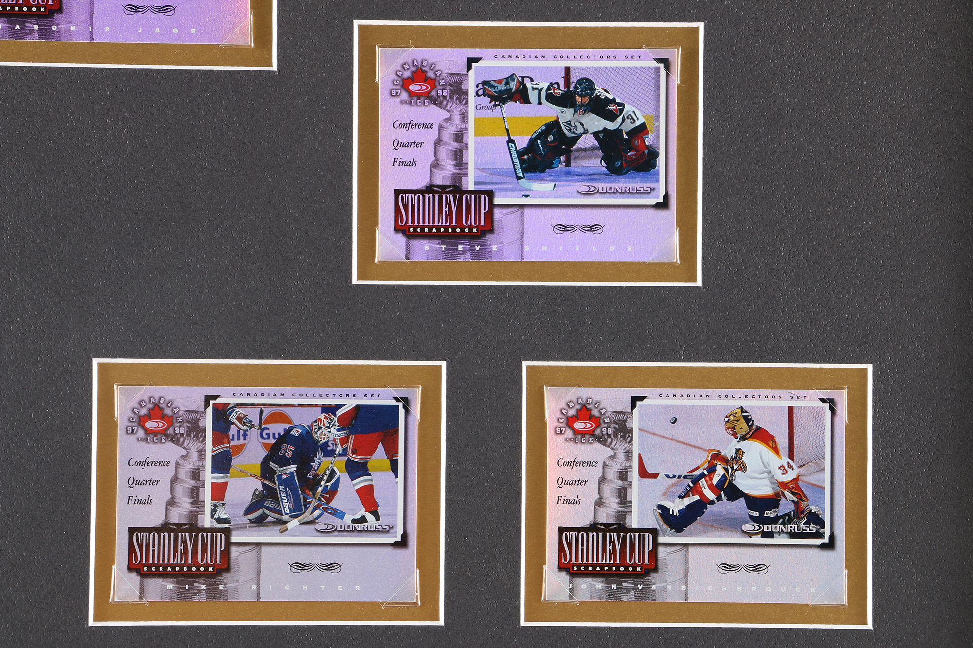 Limited Edition Donruss Stanley Cup Trading Cards With Brendan Shanahan Autograph