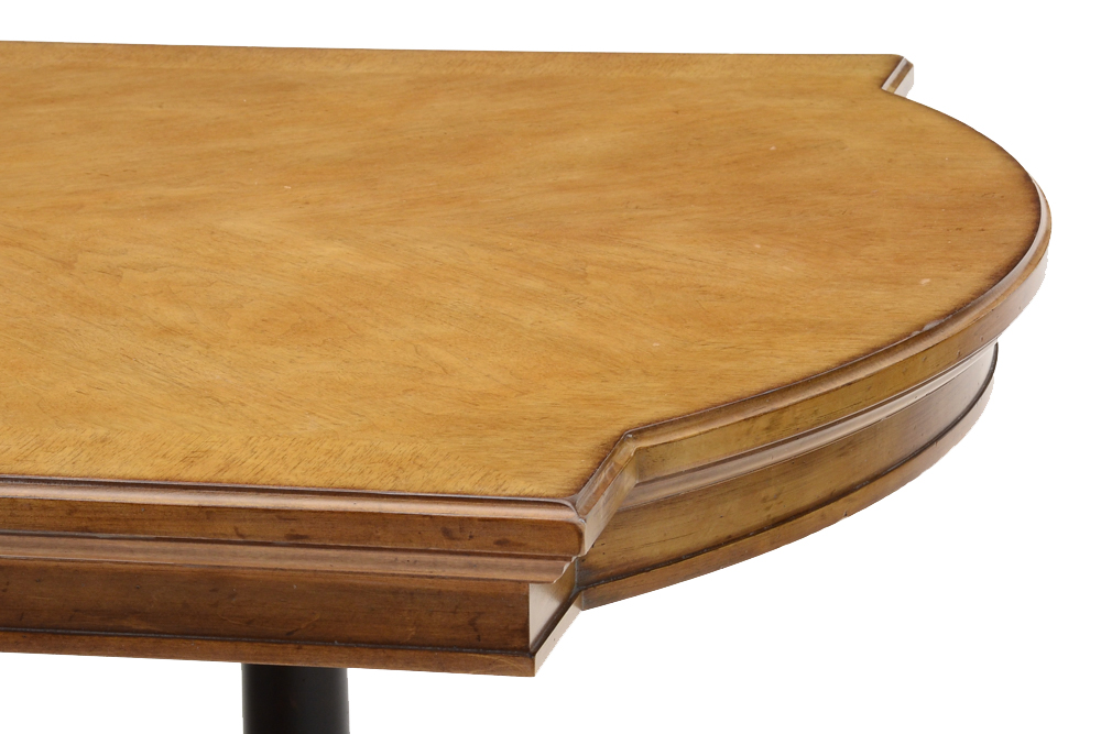 Set of Eight Century Furniture Thronos Chairs and Empire Table