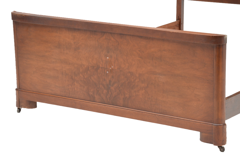 Vintage Walnut Full Bed Frame