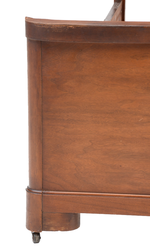 Vintage Walnut Full Bed Frame