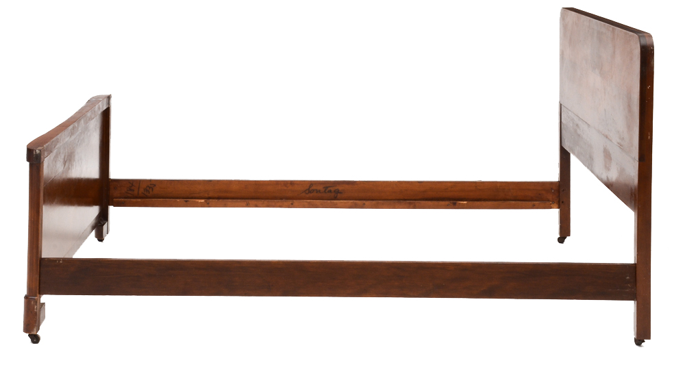 Vintage Walnut Full Bed Frame