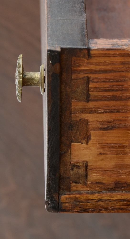 Vintage Bachelor Chest with White Trim
